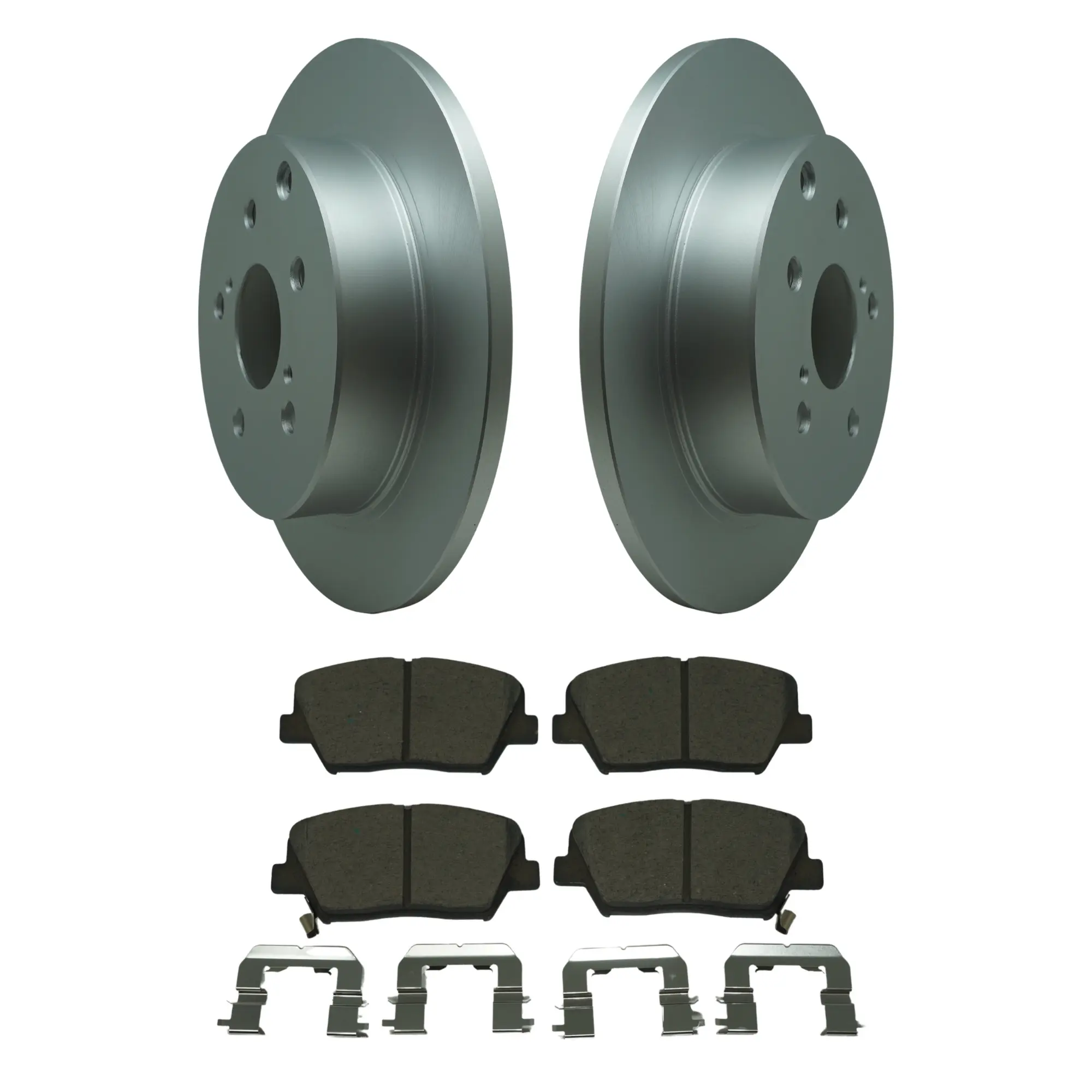 Coated Brake Rotor & Ceramic Pad Kit - image principale du produit