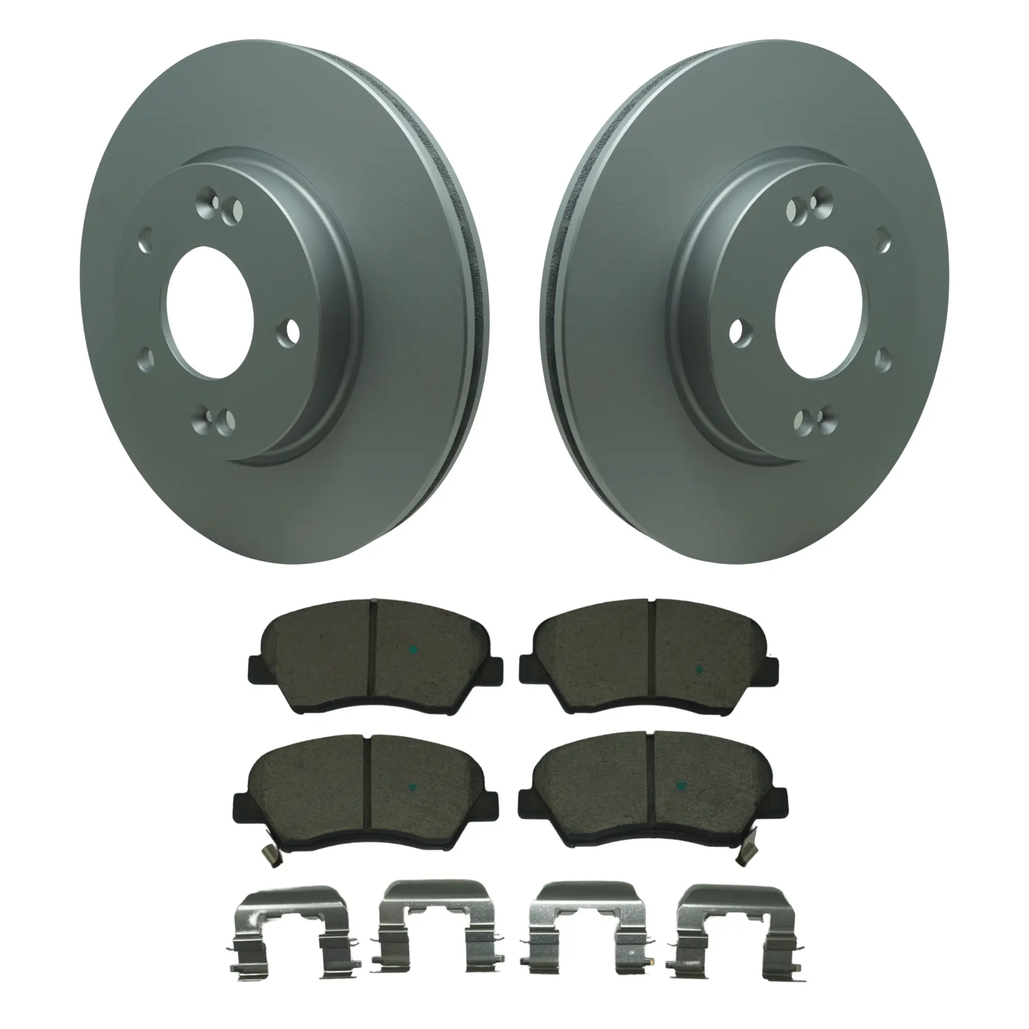 Coated Brake Rotor & Ceramic Pad Kit - image principale du produit