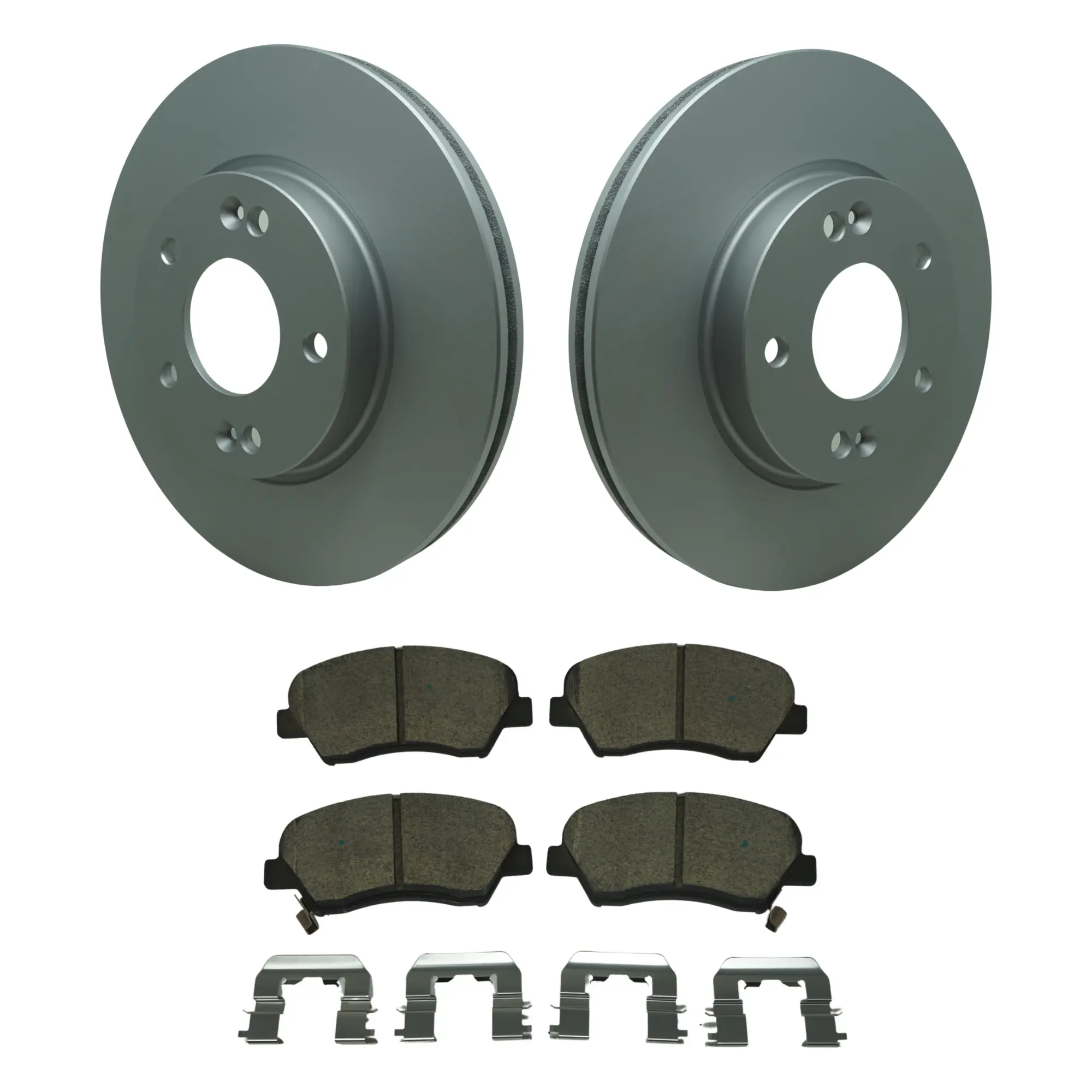 Coated Brake Rotor & Ceramic Pad Kit - image principale du produit