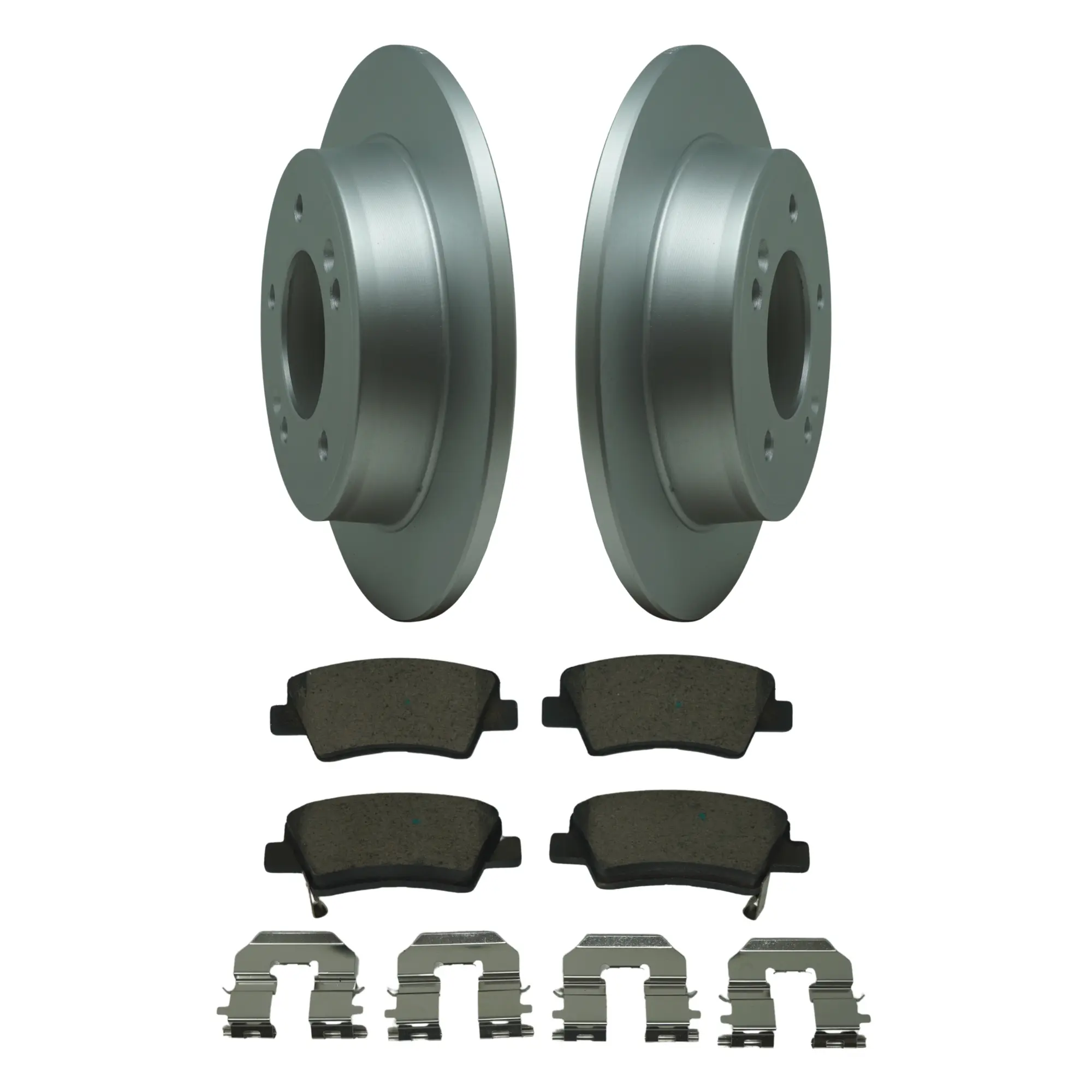Coated Brake Rotor & Ceramic Pad Kit - image principale du produit