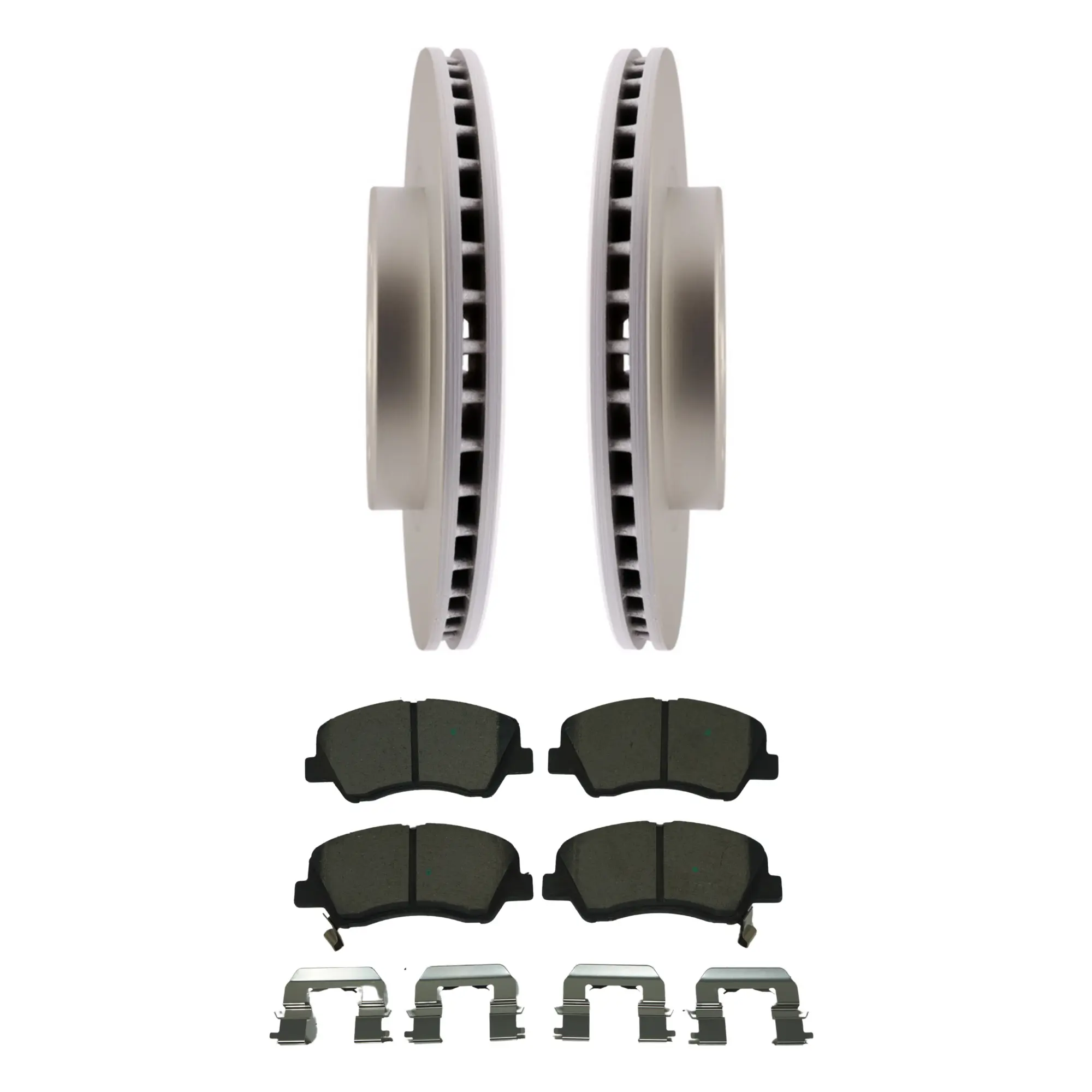 Coated Brake Rotor & Ceramic Pad Kit - image principale du produit