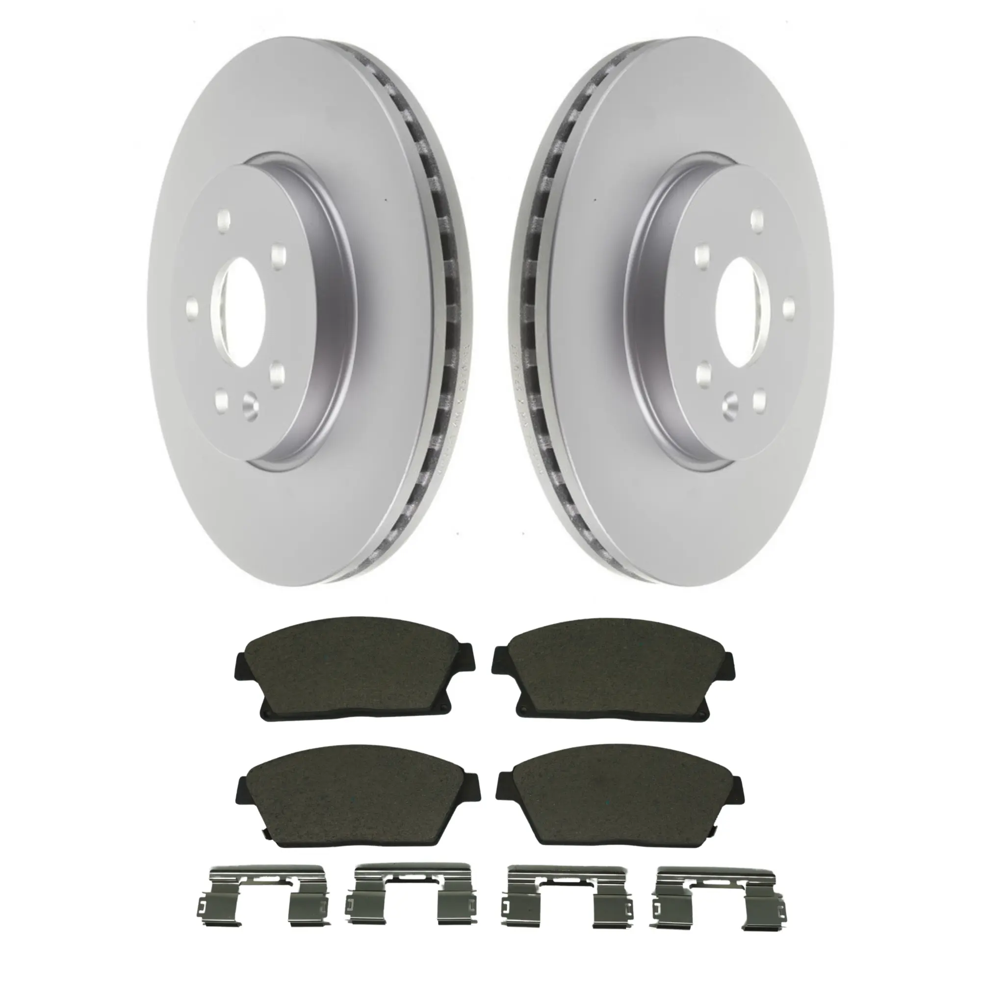 Coated Brake Rotor & Ceramic Pad Kit - image principale du produit