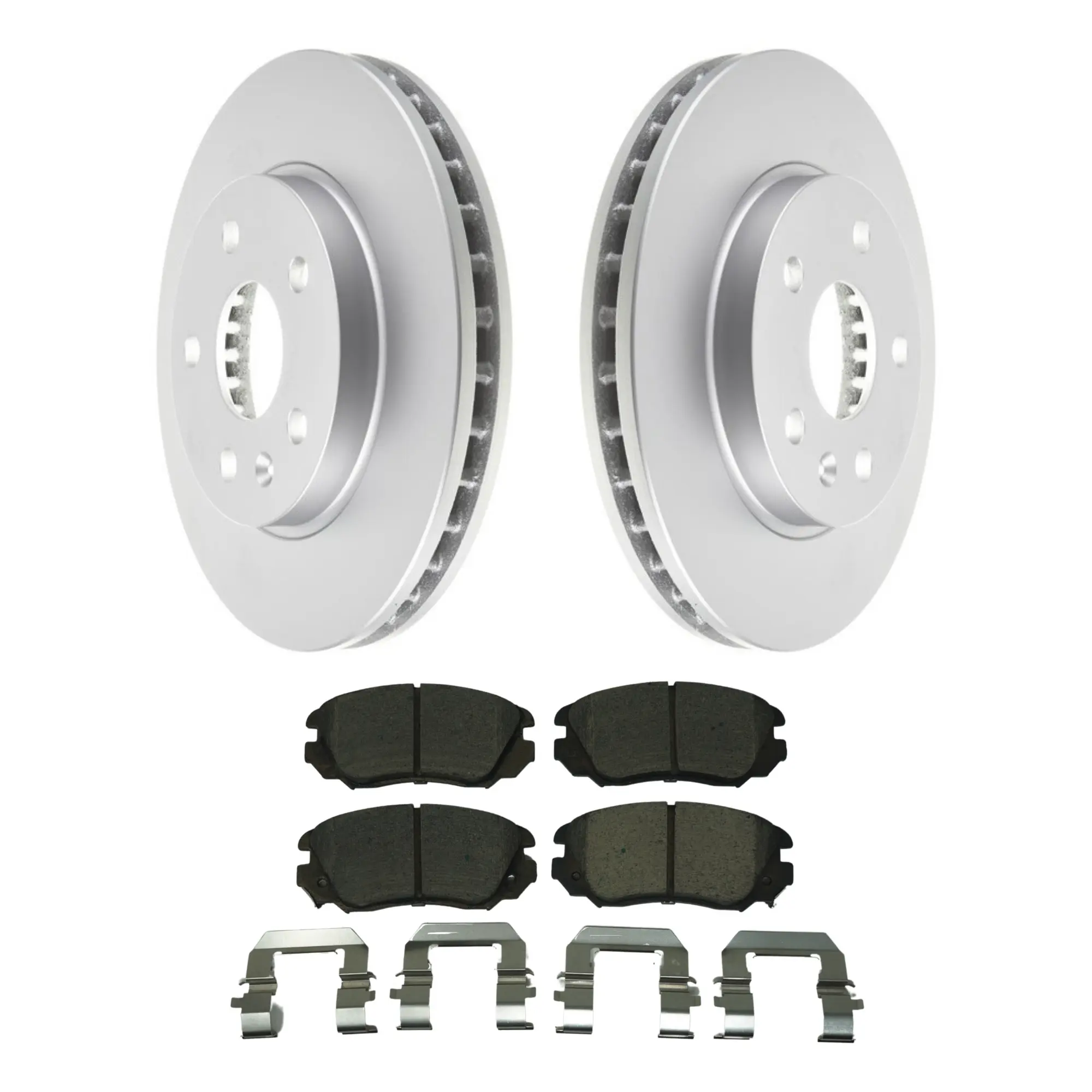 Coated Brake Rotor & Ceramic Pad Kit - image principale du produit