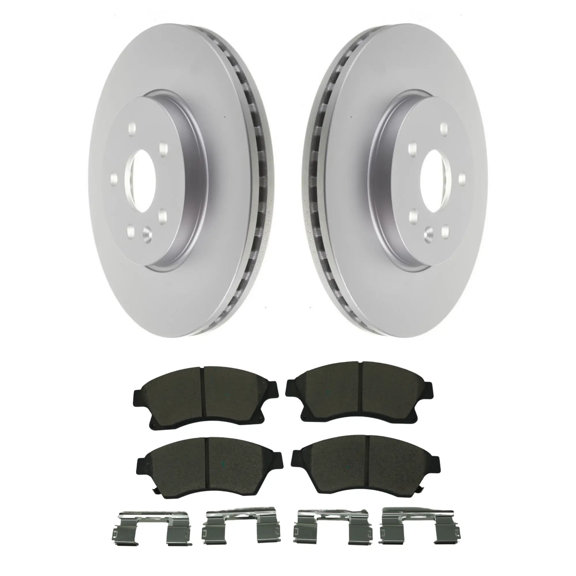 Coated Brake Rotor & Ceramic Pad Kit - image principale du produit