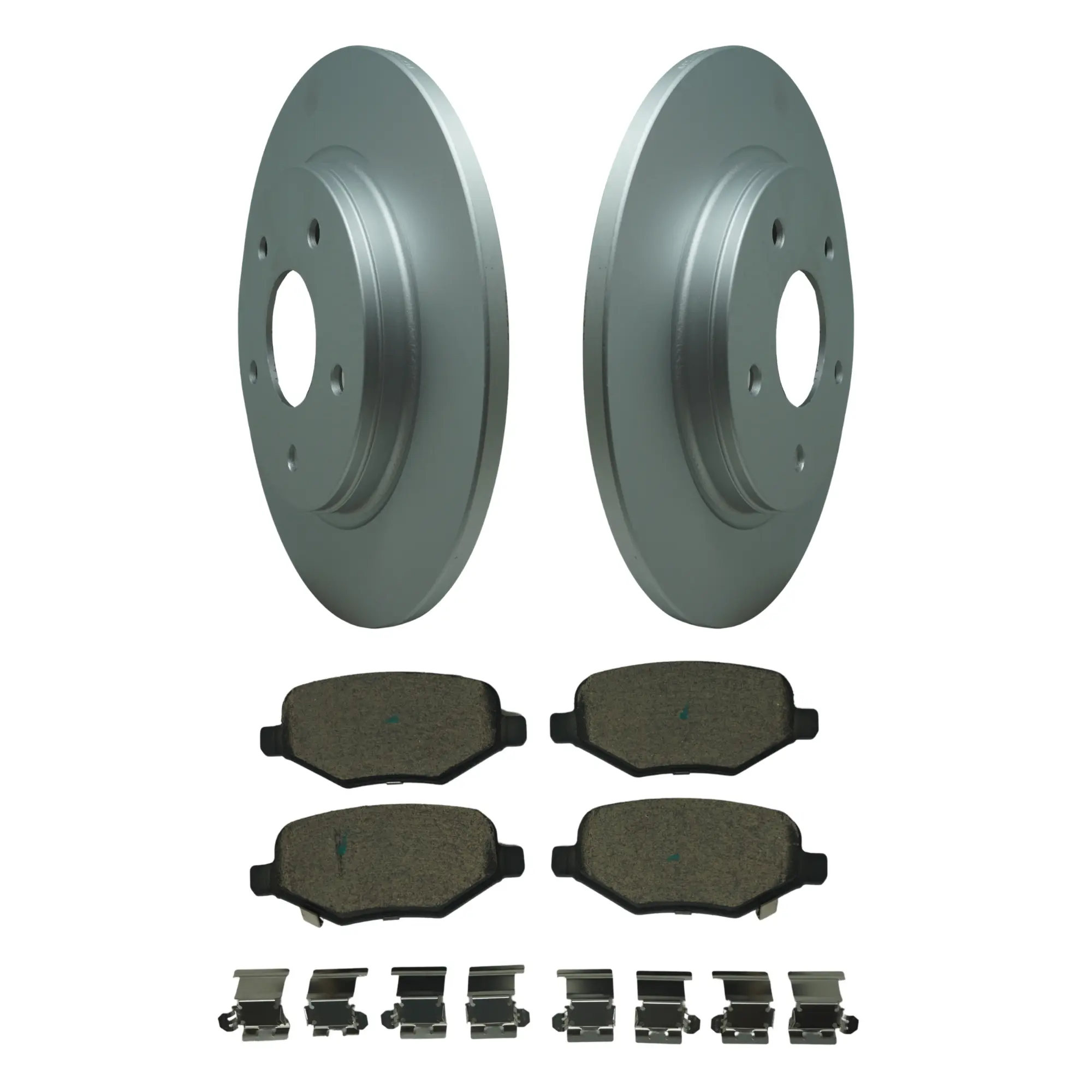 Coated Brake Rotor & Ceramic Pad Kit - image principale du produit