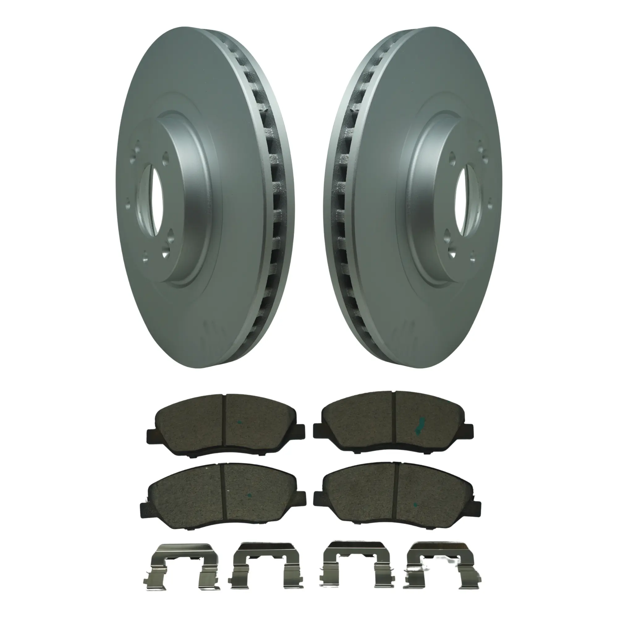 Coated Brake Rotor & Ceramic Pad Kit - image principale du produit