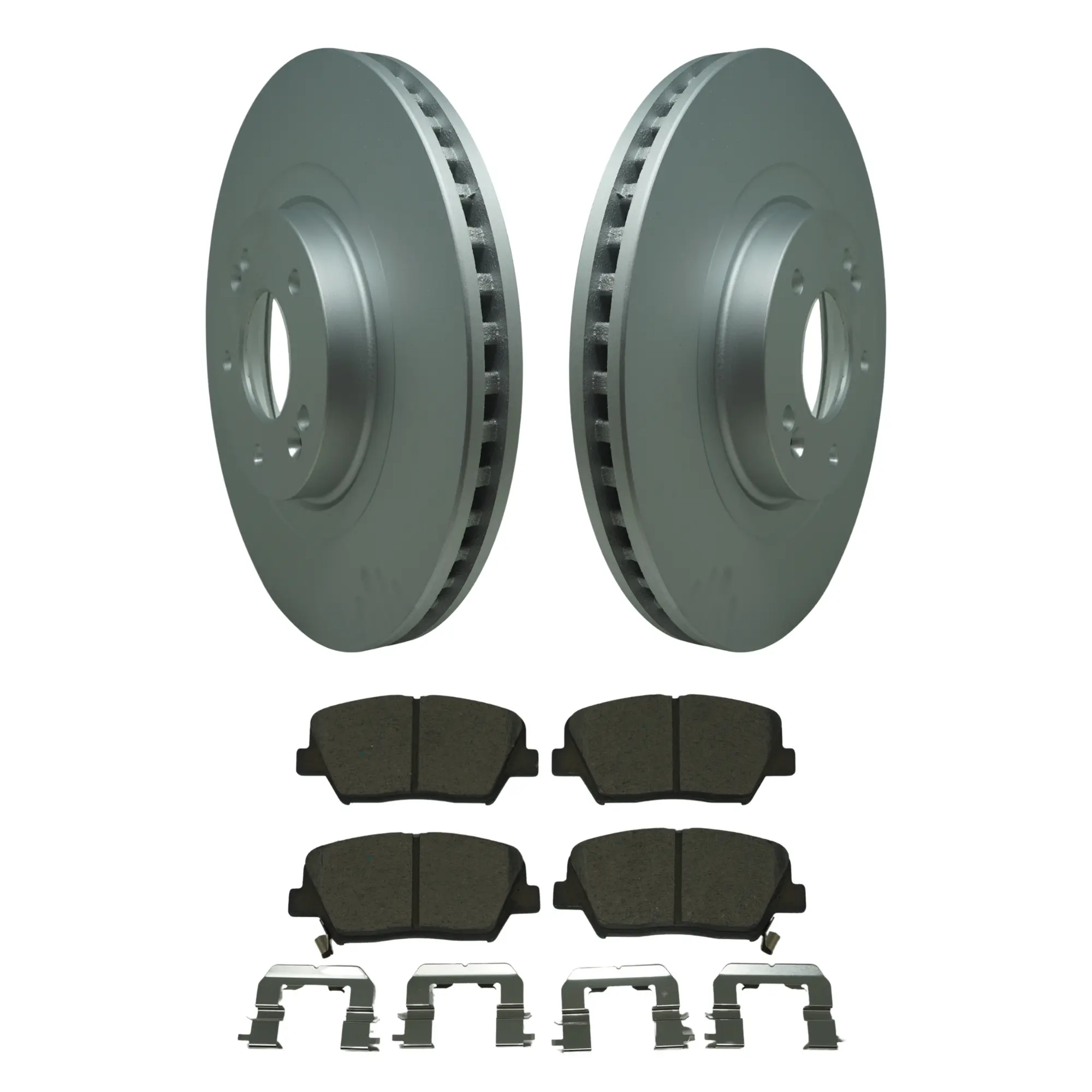 Coated Brake Rotor & Ceramic Pad Kit - image principale du produit
