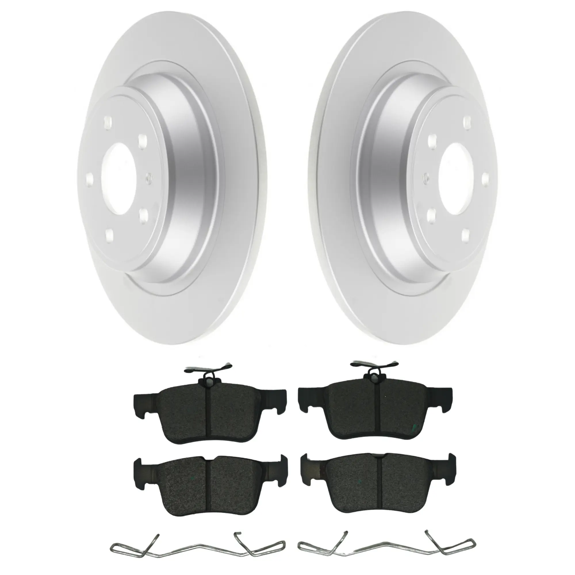 Coated Brake Rotor & Ceramic Pad Kit - image principale du produit