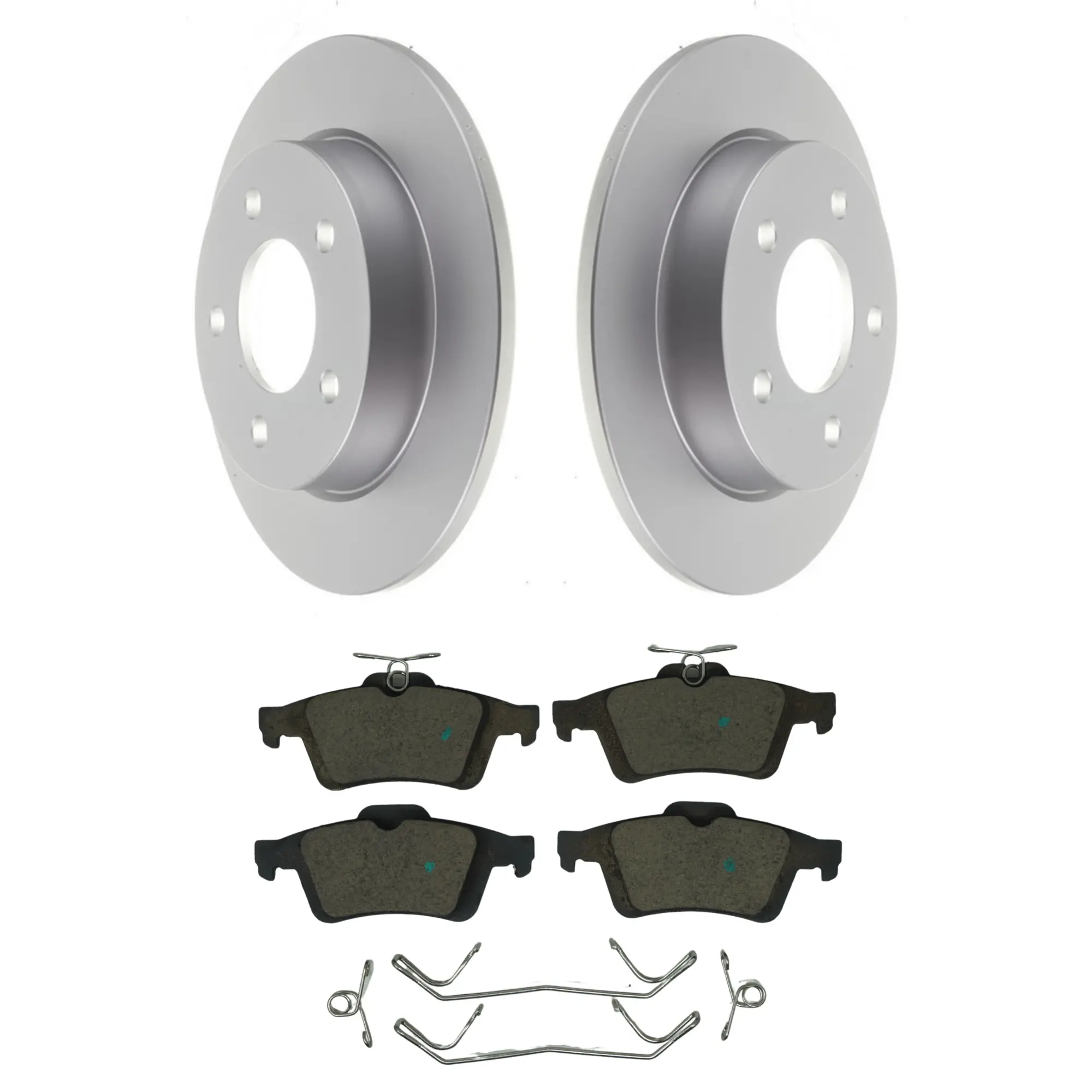 Coated Brake Rotor & Ceramic Pad Kit - image principale du produit