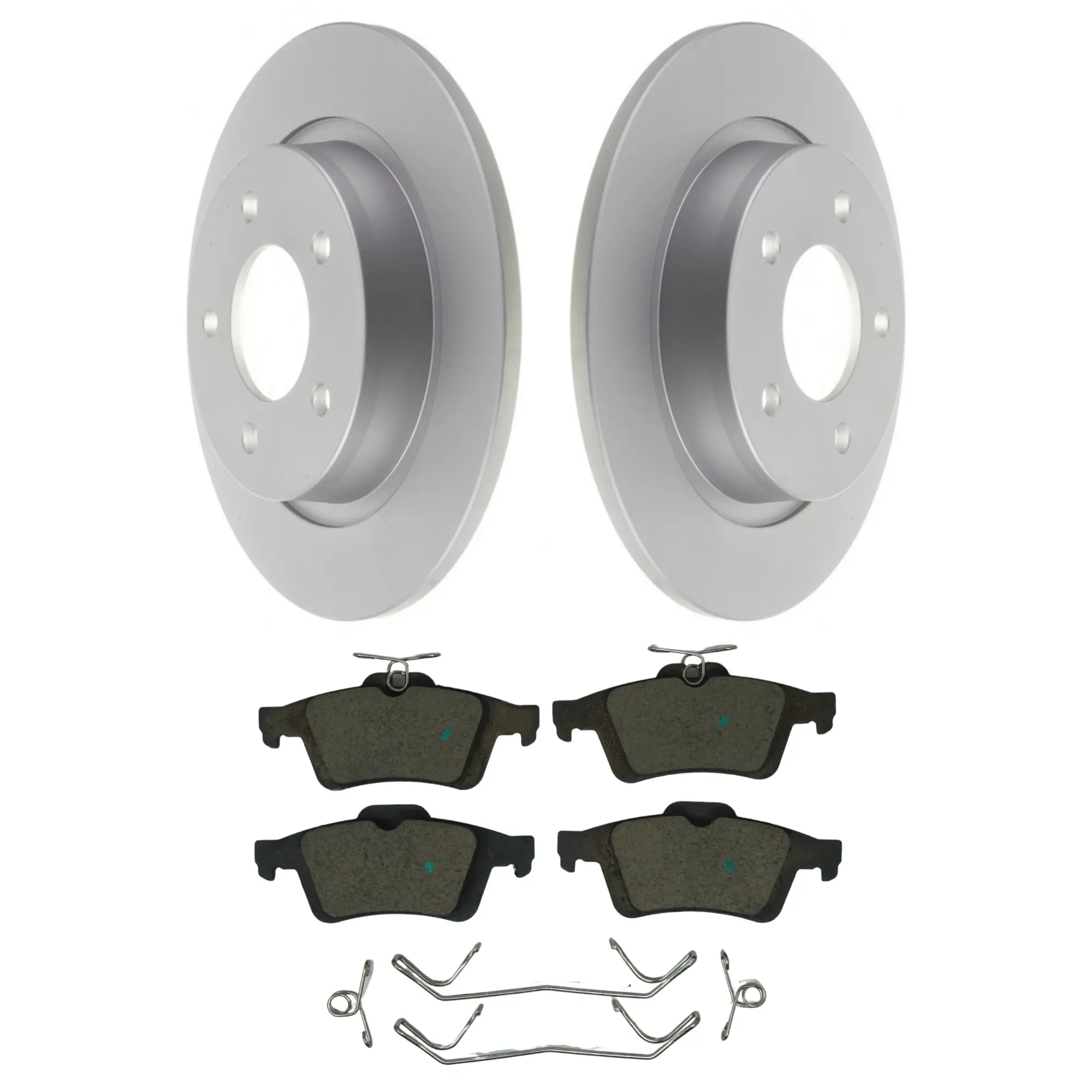 Coated Brake Rotor & Ceramic Pad Kit - main product image