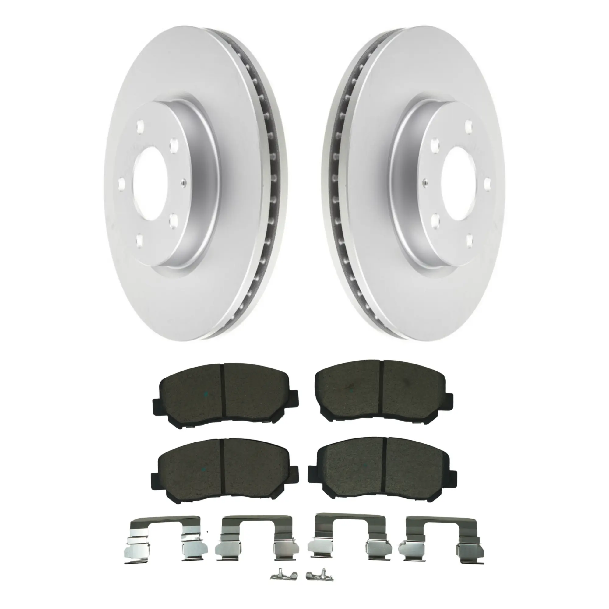 Coated Brake Rotor & Ceramic Pad Kit - image principale du produit