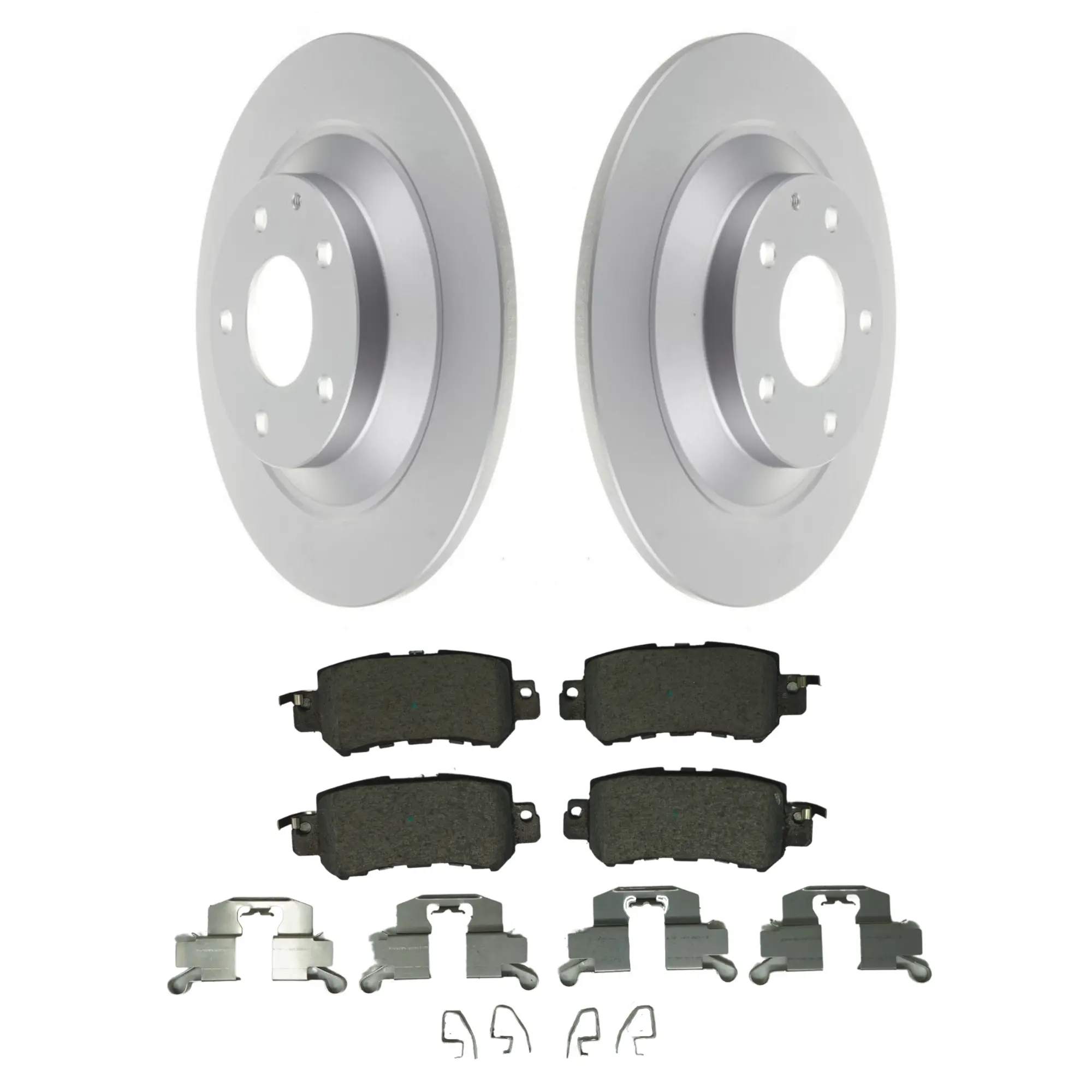 Coated Brake Rotor & Ceramic Pad Kit - image principale du produit
