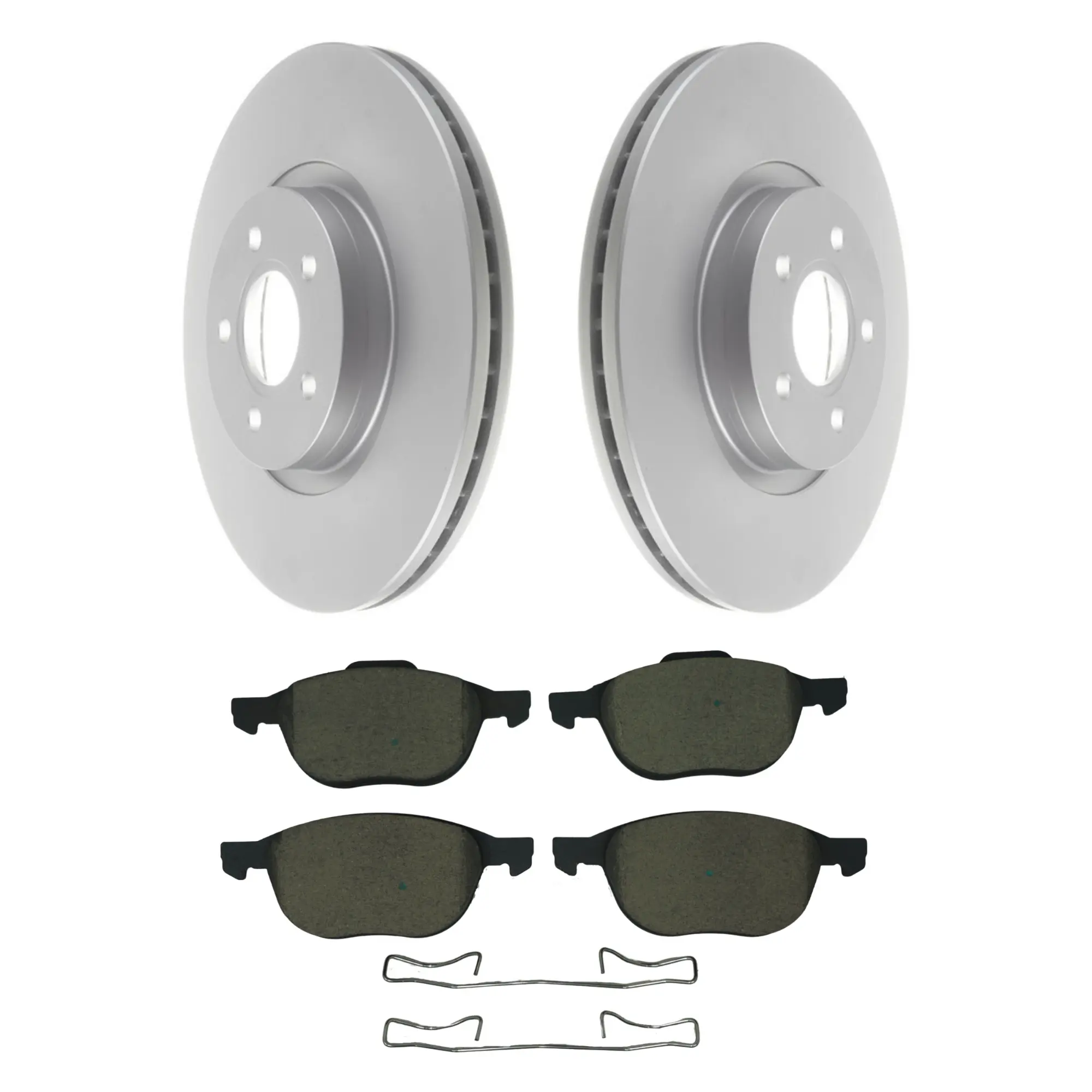 Coated Brake Rotor & Ceramic Pad Kit - image principale du produit