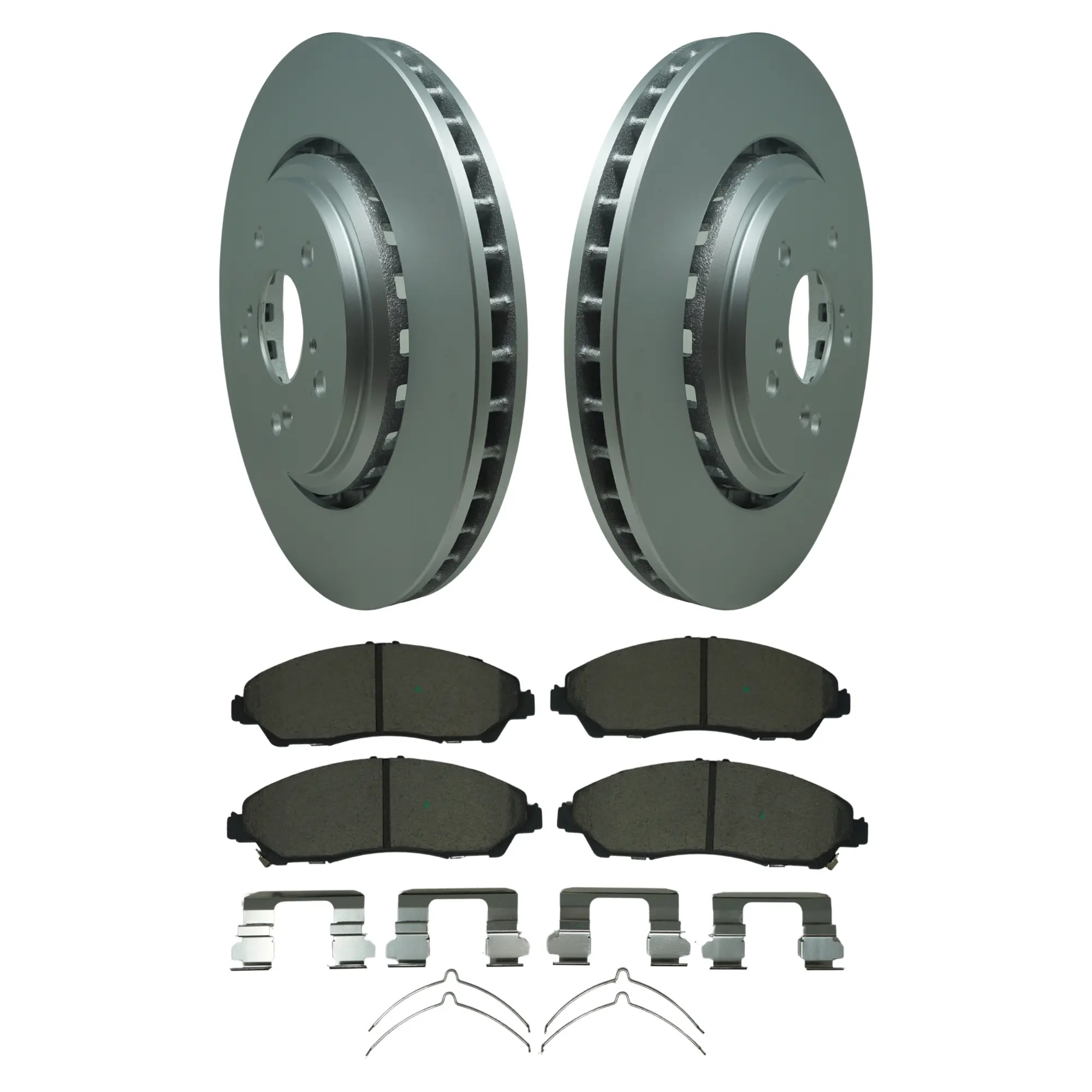 Coated Brake Rotor & Ceramic Pad Kit - image principale du produit
