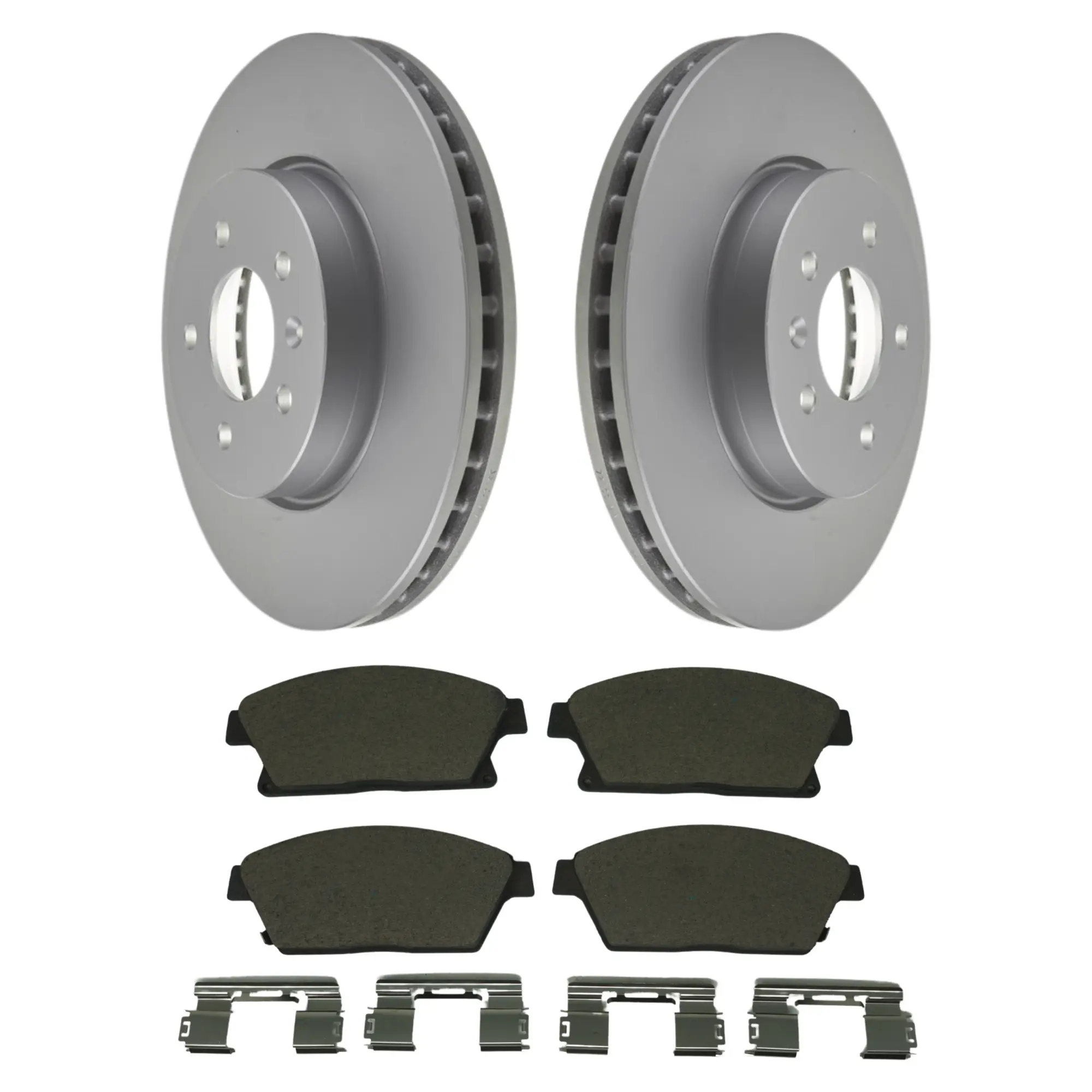 Coated Brake Rotor & Ceramic Pad Kit - image principale du produit