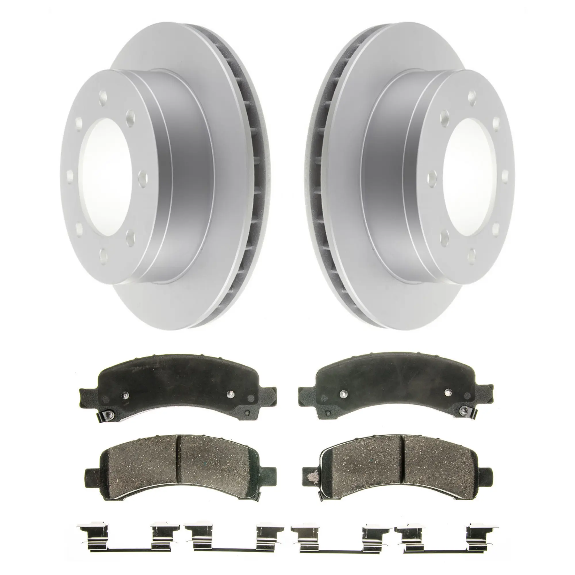 Coated Brake Rotor & Ceramic Pad Kit - image principale du produit