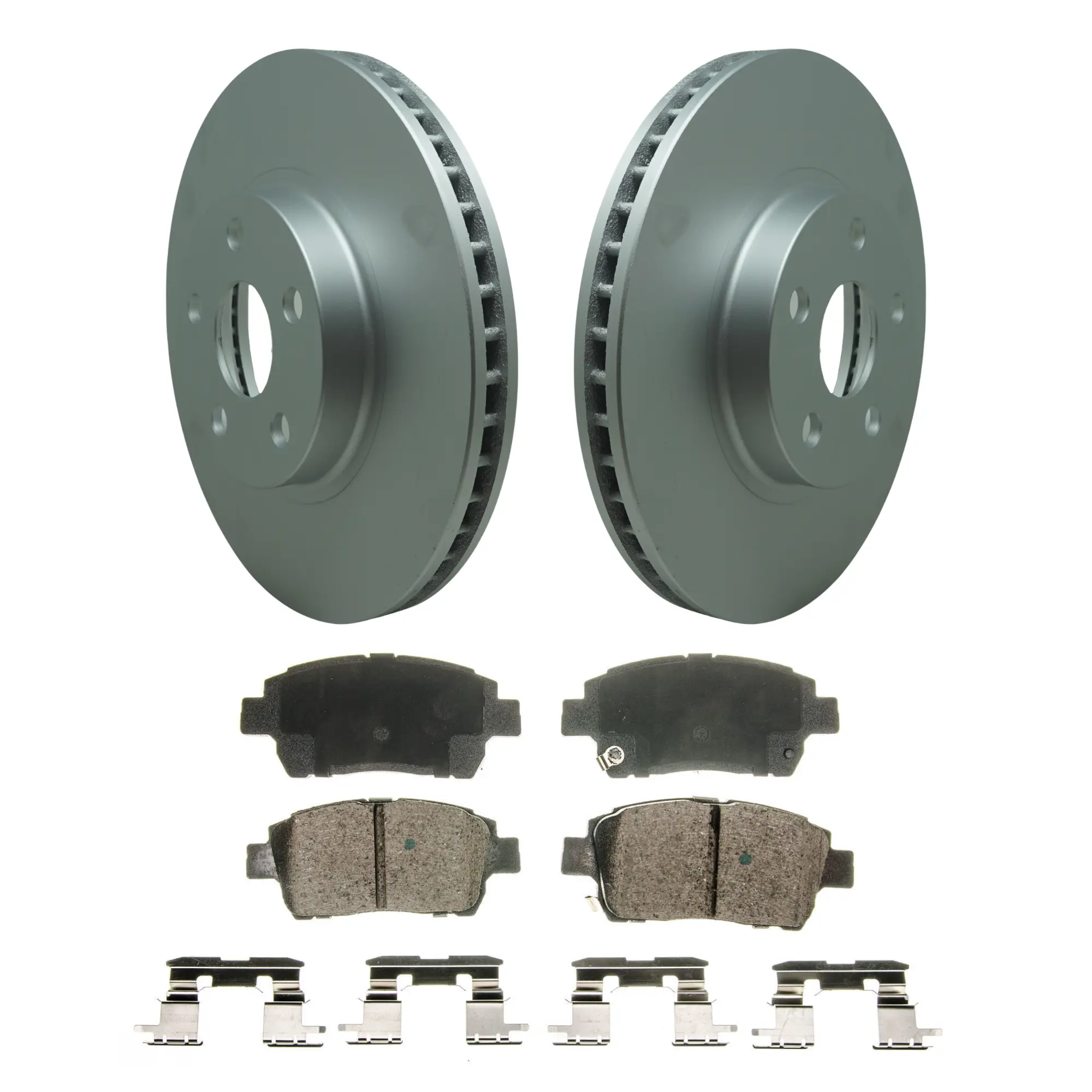 Coated Brake Rotor & Ceramic Pad Kit - image principale du produit