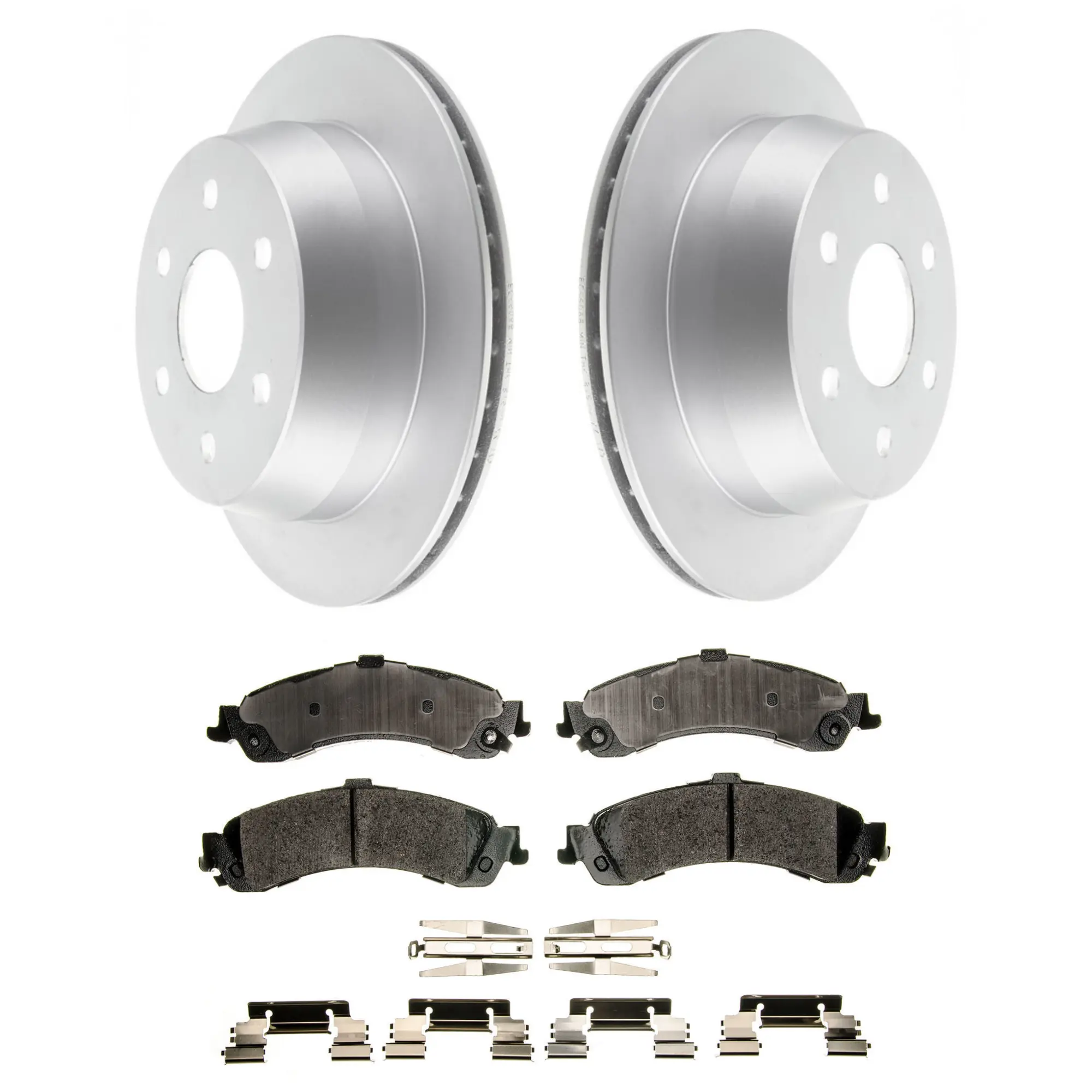 Coated Brake Rotor & Ceramic Pad Kit - image principale du produit