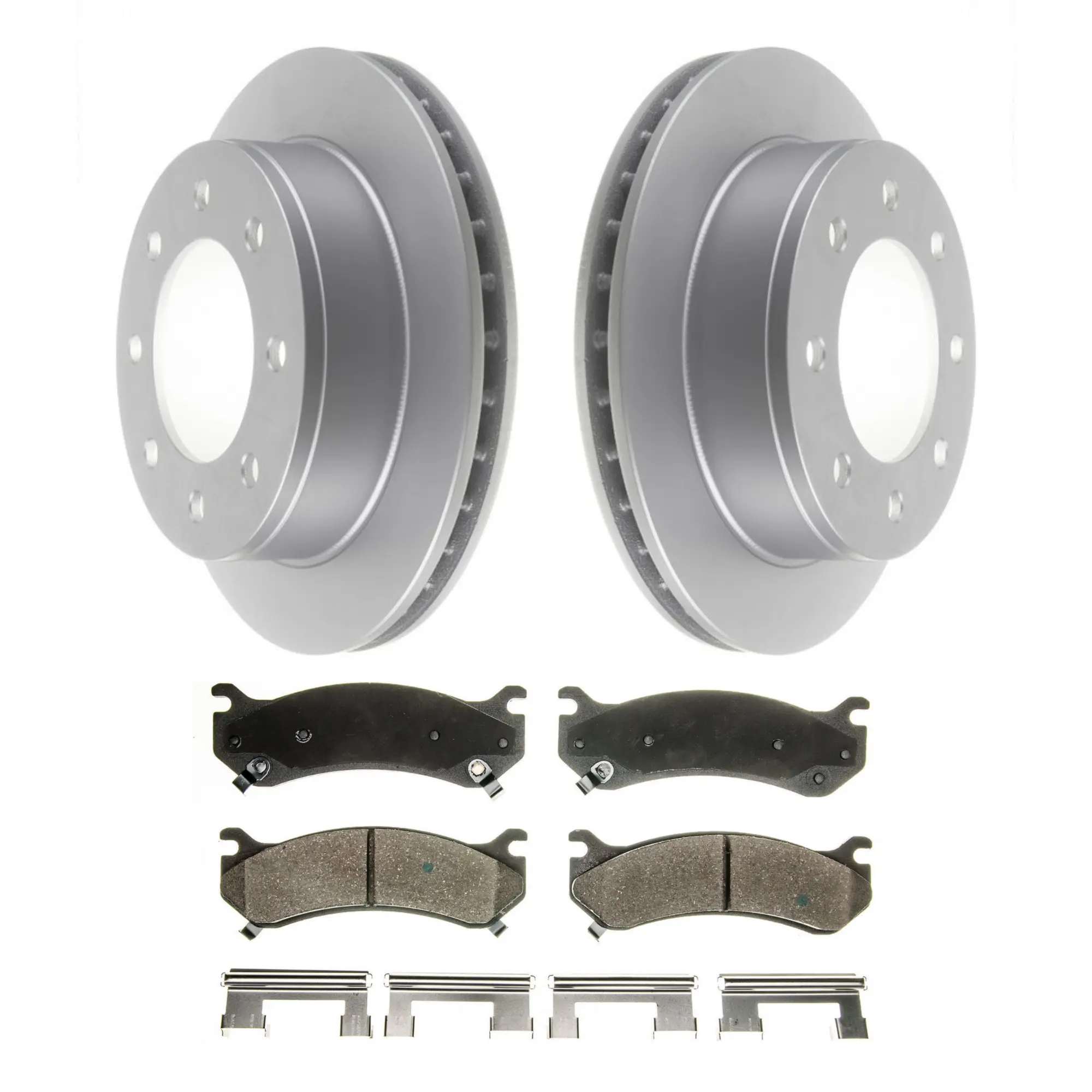Coated Brake Rotor & Ceramic Pad Kit - image principale du produit