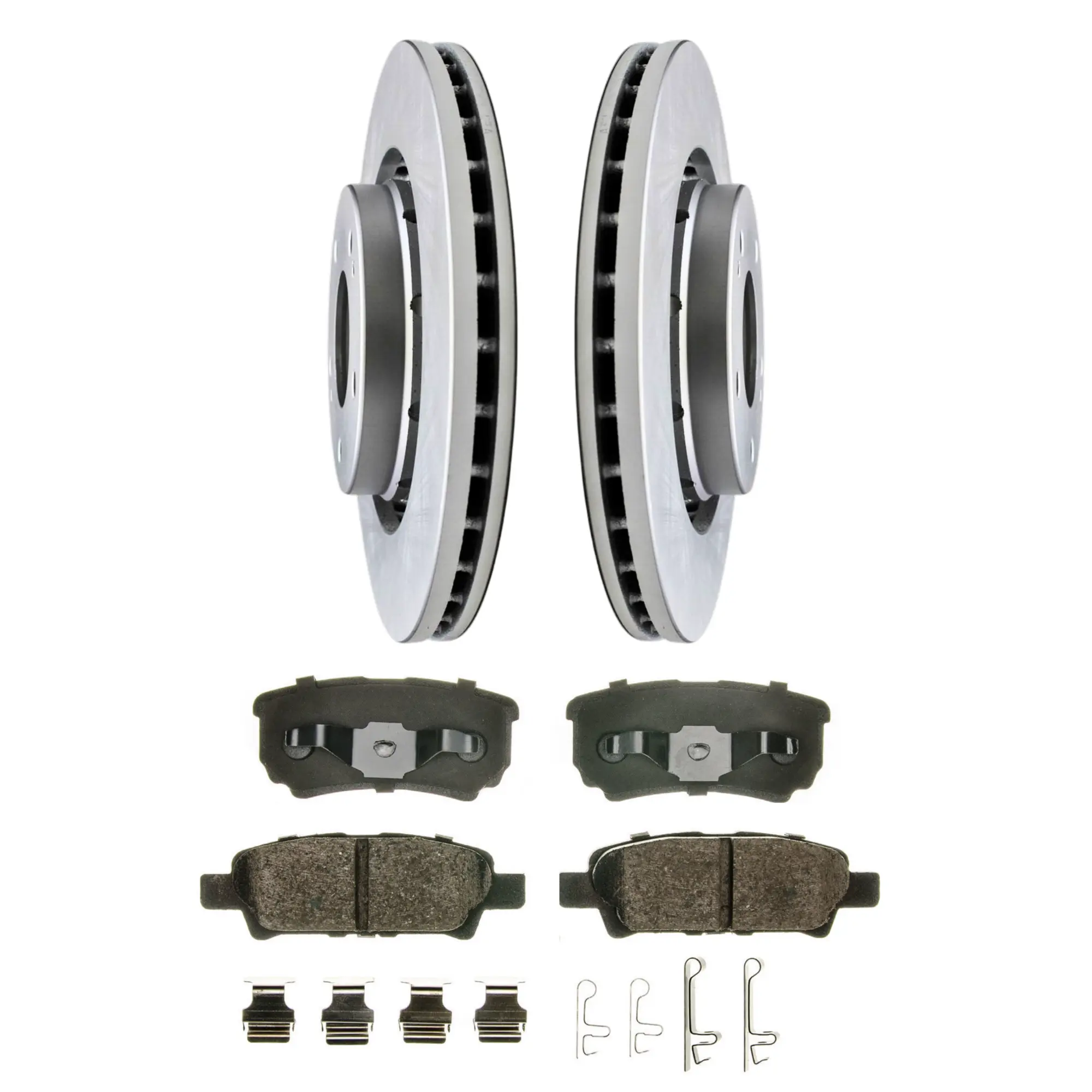 Coated Brake Rotor & Ceramic Pad Kit - image principale du produit