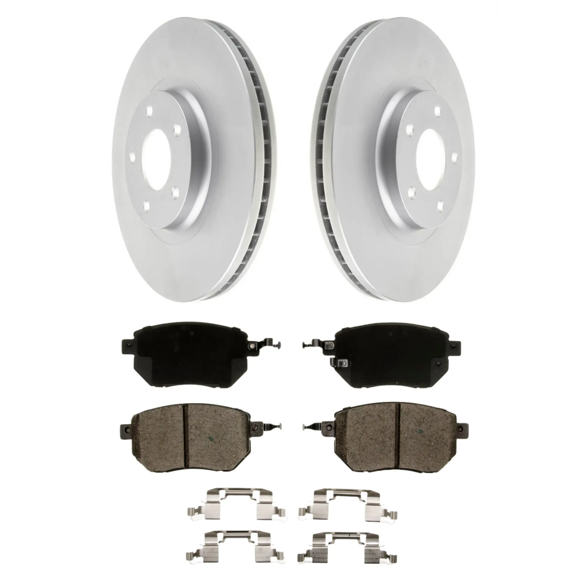 Coated Brake Rotor & Ceramic Pad Kit - image principale du produit