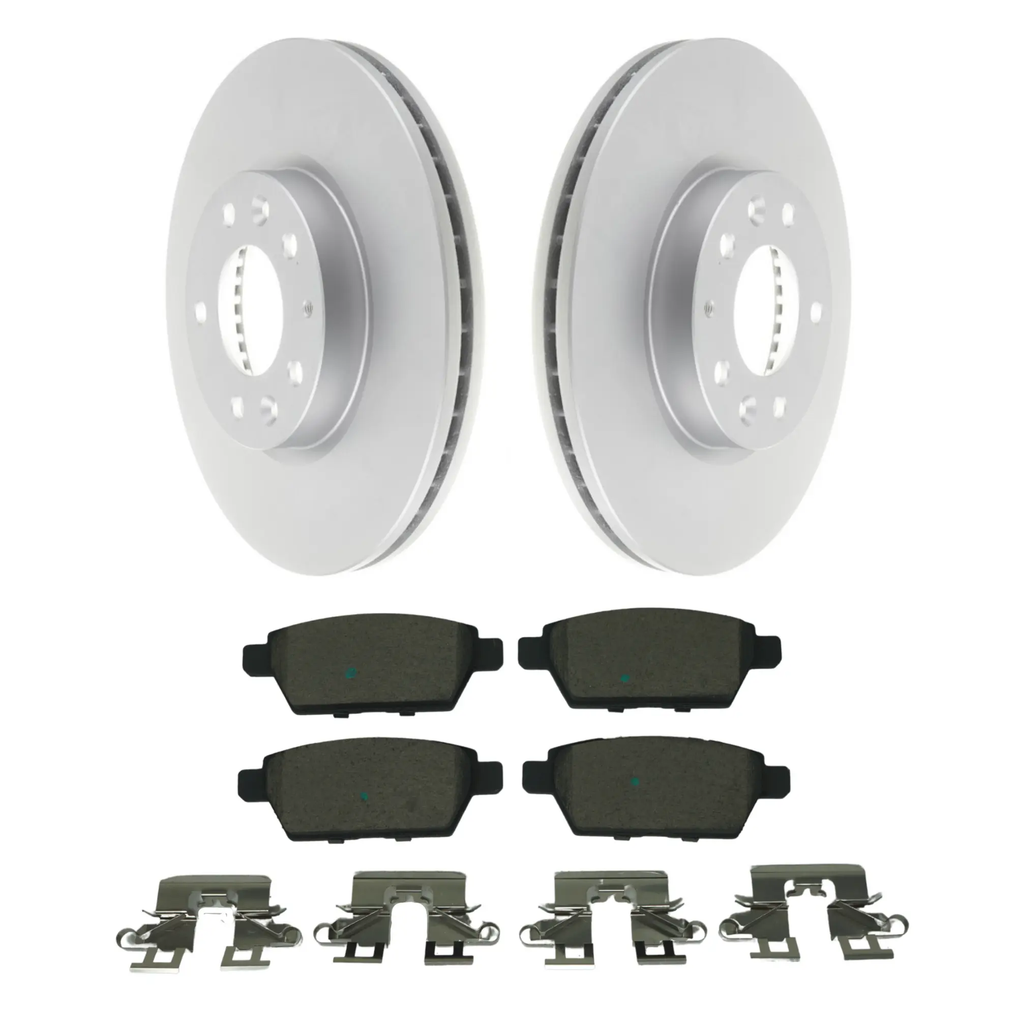 Coated Brake Rotor & Ceramic Pad Kit - image principale du produit