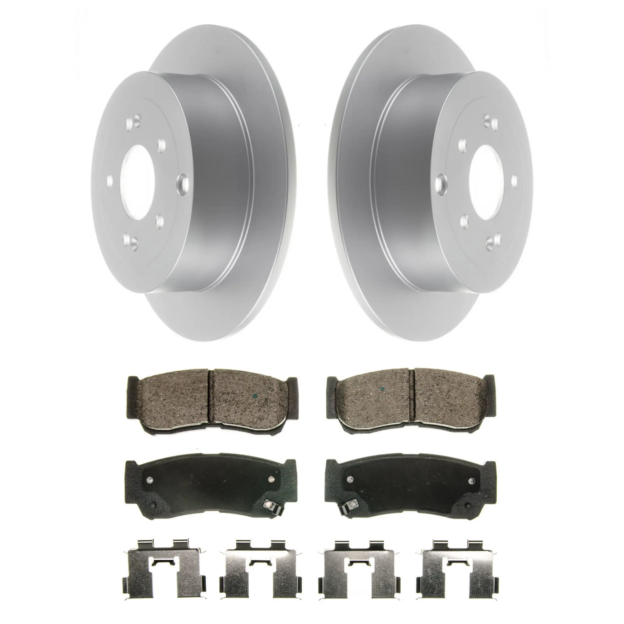 Coated Brake Rotor & Ceramic Pad Kit - image principale du produit