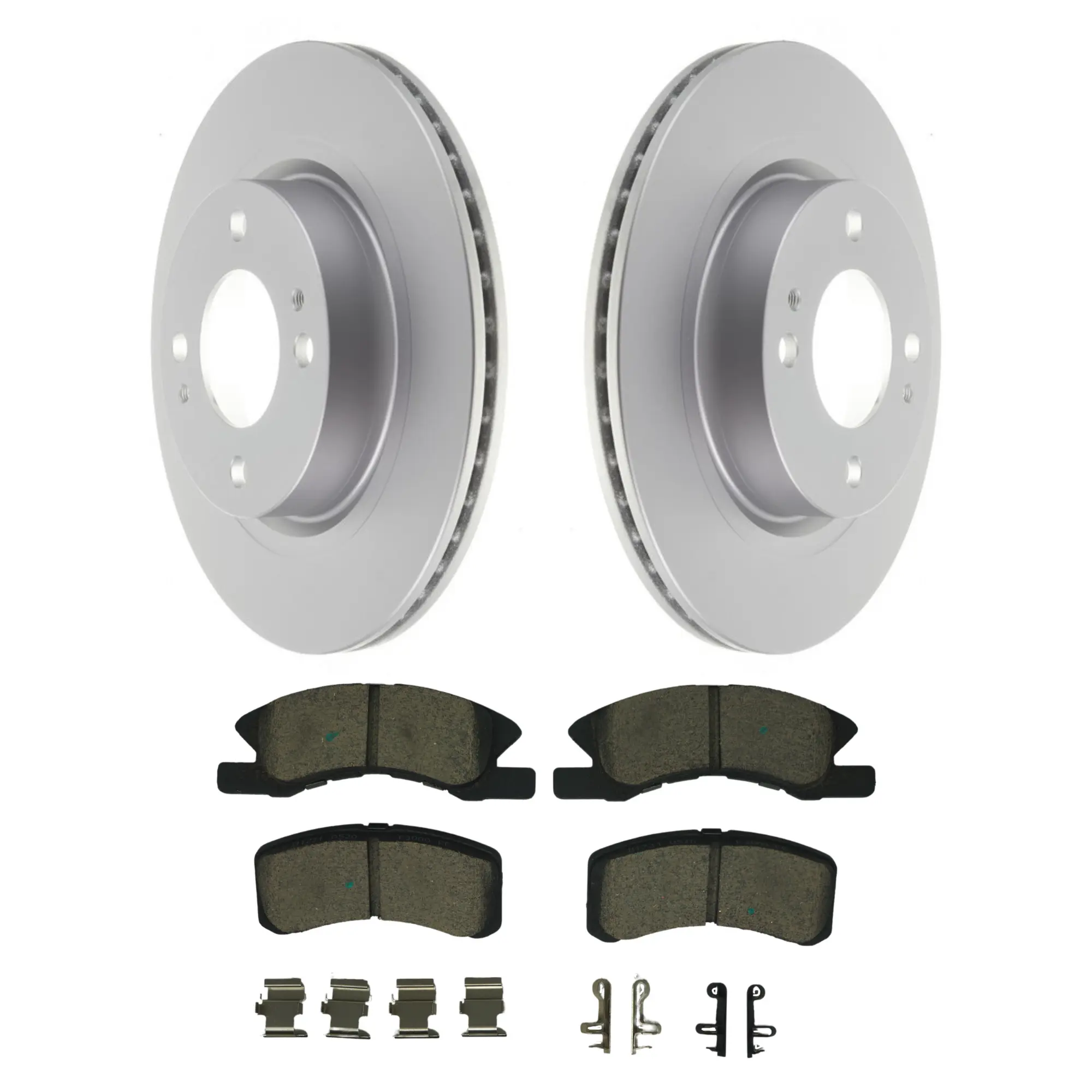 Coated Brake Rotor & Ceramic Pad Kit - image principale du produit