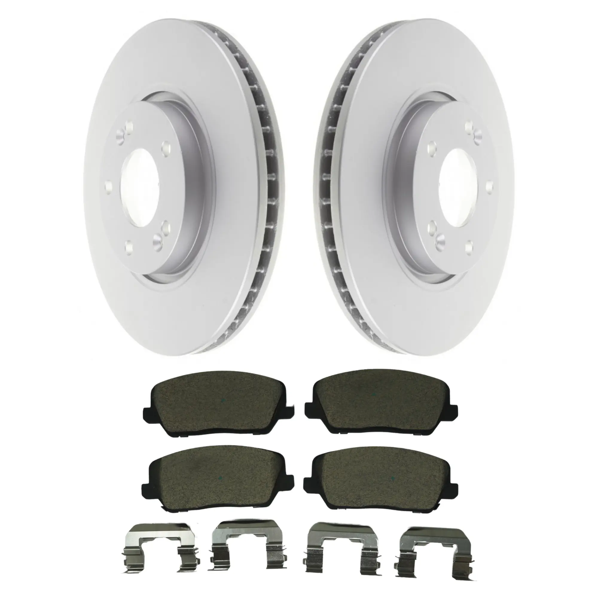 Coated Brake Rotor & Ceramic Pad Kit - image principale du produit