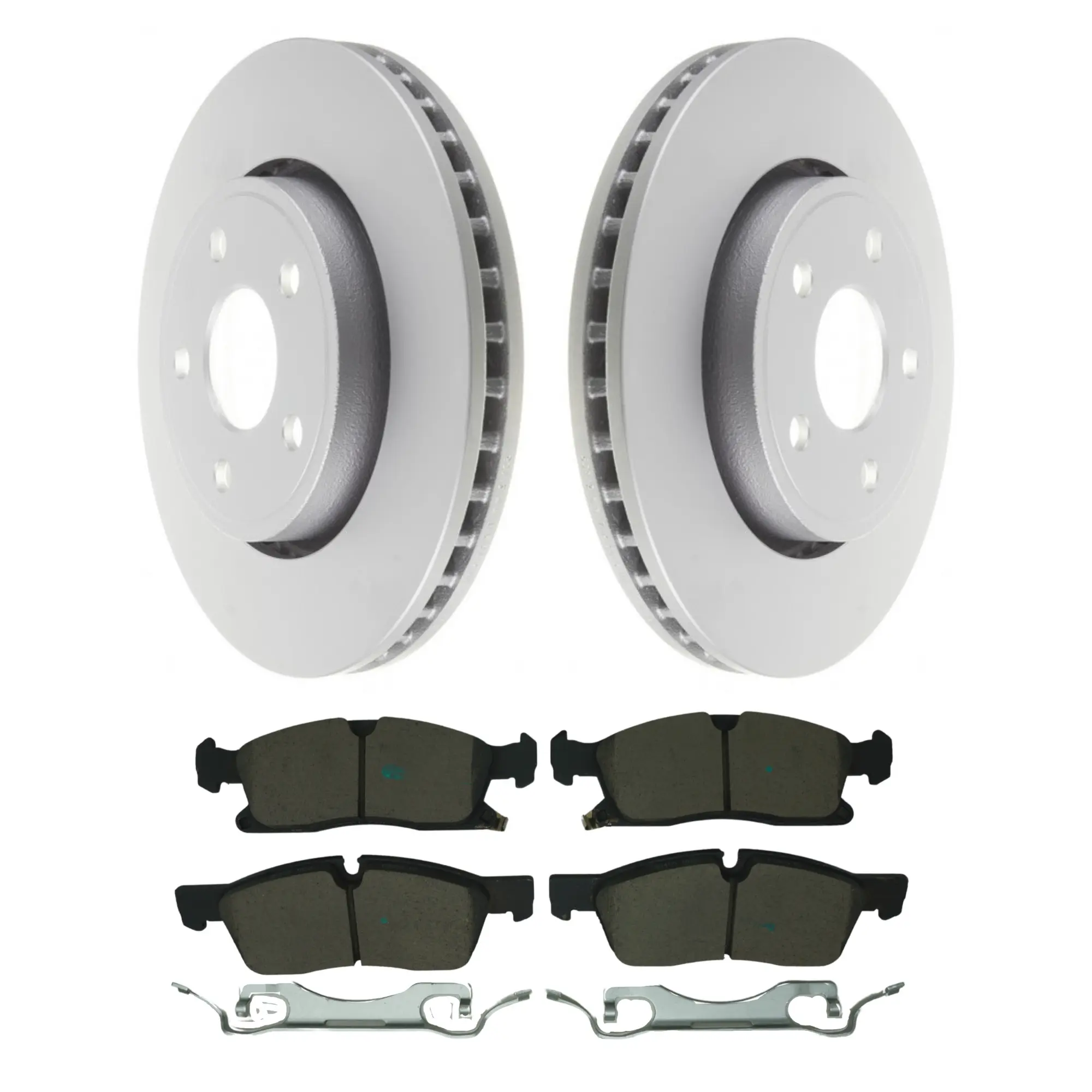 Coated Brake Rotor & Ceramic Pad Kit - image principale du produit