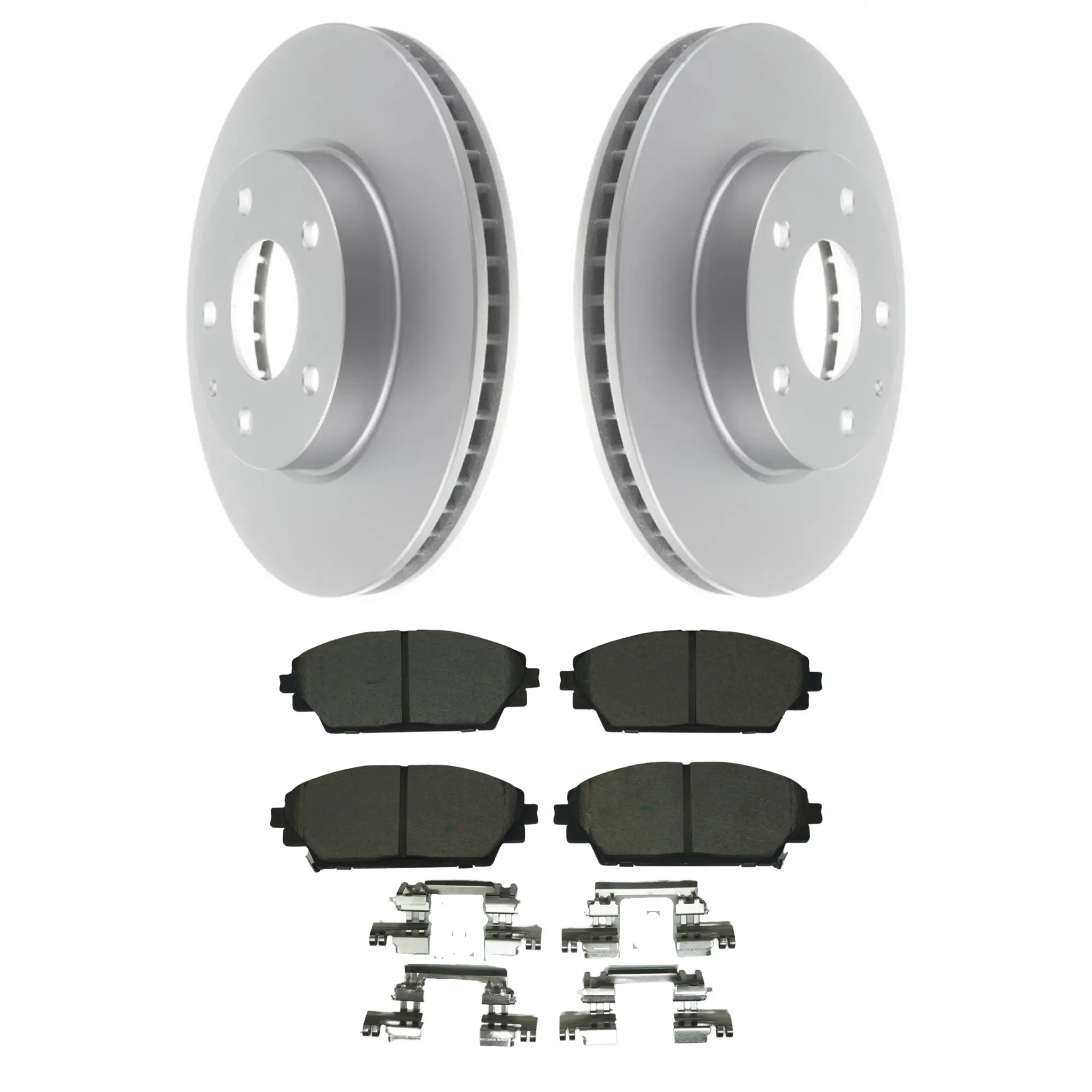 Coated Brake Rotor & Ceramic Pad Kit - image principale du produit
