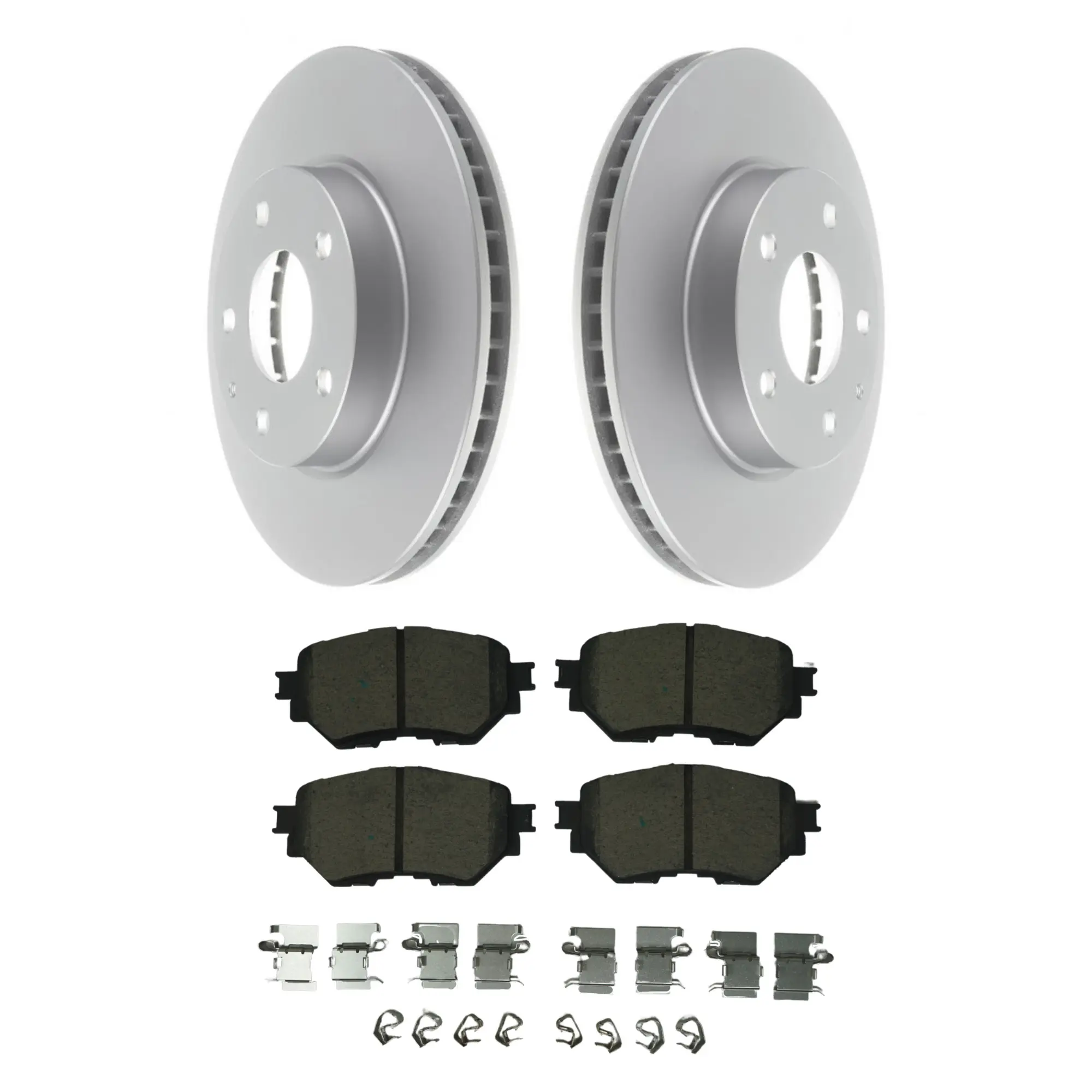 Coated Brake Rotor & Ceramic Pad Kit - image principale du produit