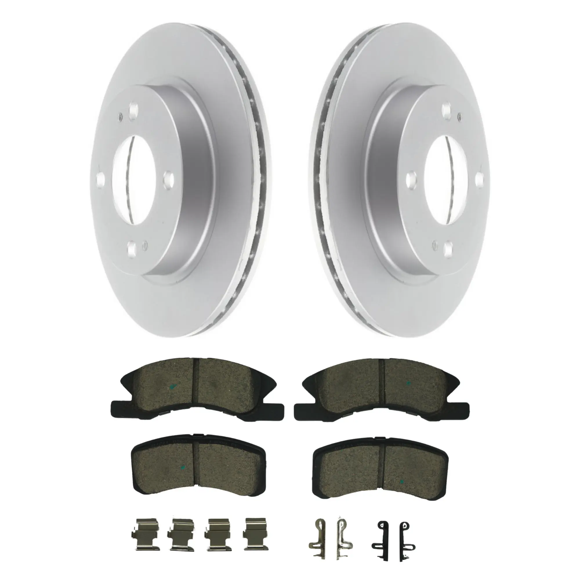 Coated Brake Rotor & Ceramic Pad Kit - image principale du produit
