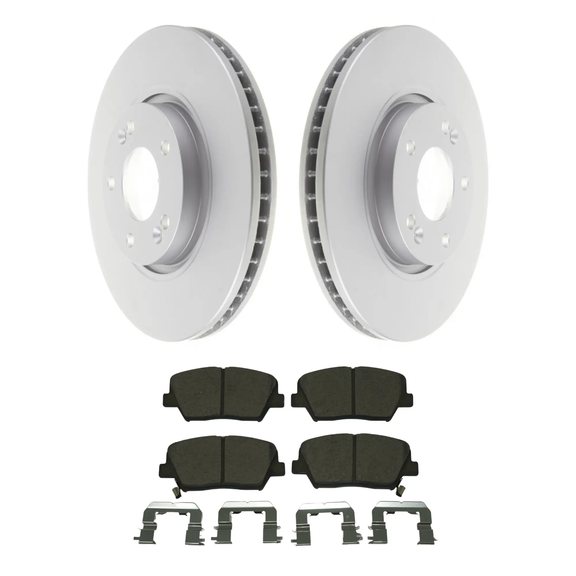 Coated Brake Rotor & Ceramic Pad Kit - image principale du produit