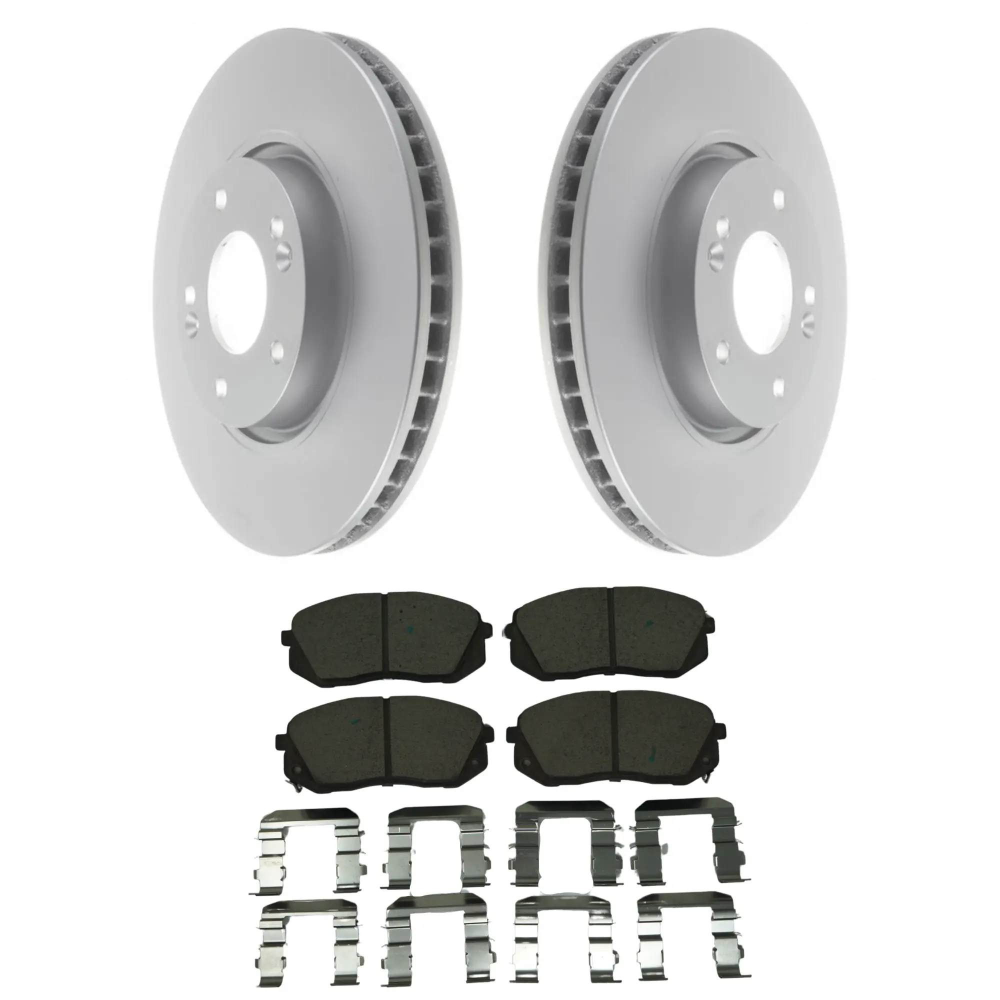 Coated Brake Rotor & Ceramic Pad Kit - image principale du produit