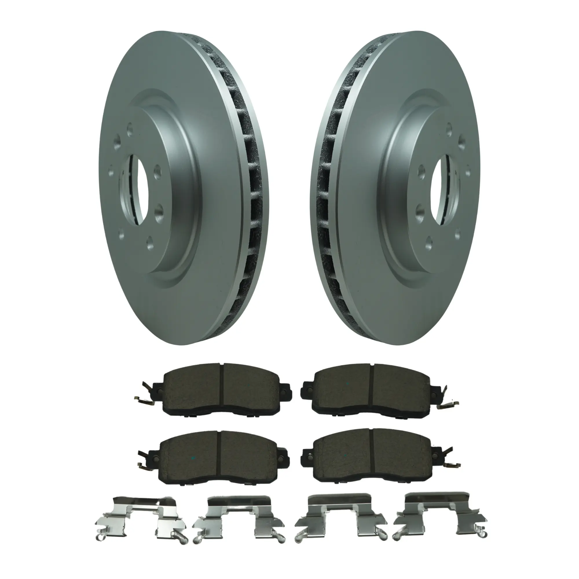 Coated Brake Rotor & Ceramic Pad Kit - image principale du produit