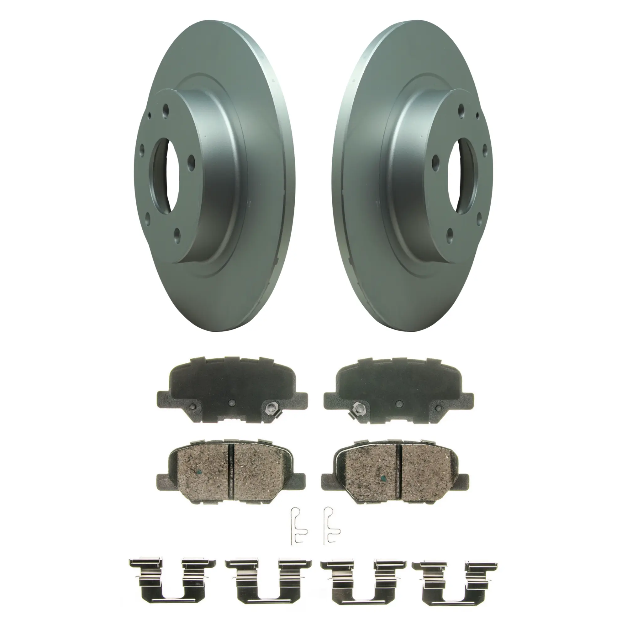 Coated Brake Rotor & Ceramic Pad Kit - image principale du produit