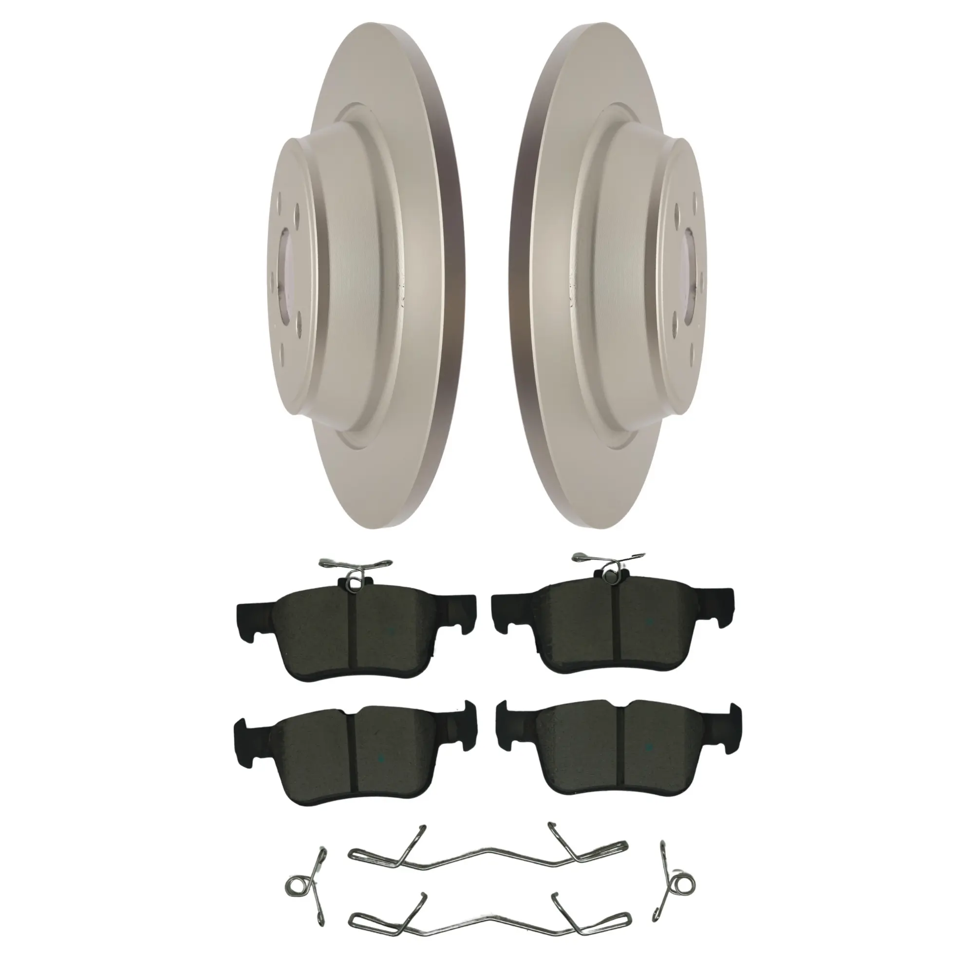 Coated Brake Rotor & Ceramic Pad Kit - image principale du produit