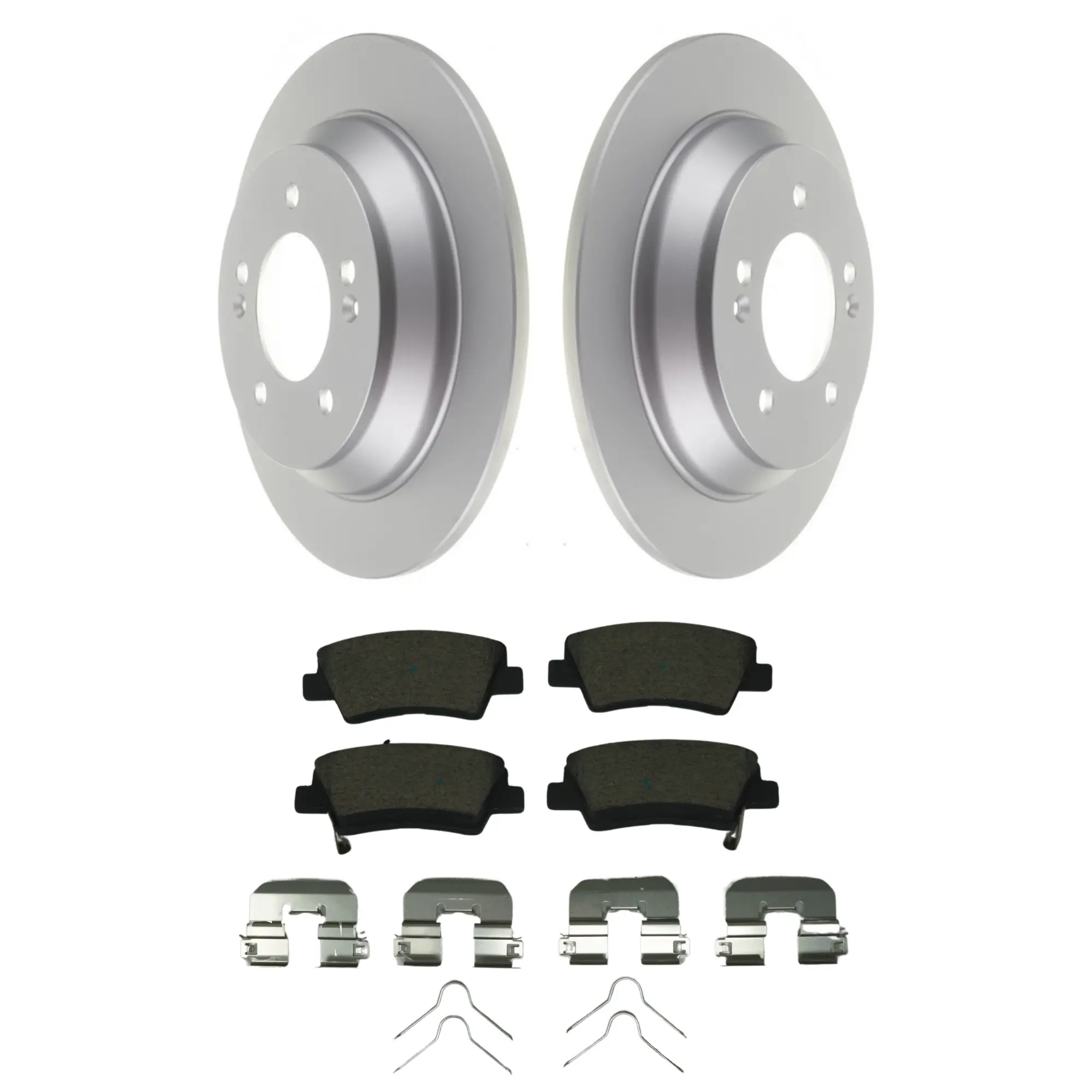 Coated Brake Rotor & Ceramic Pad Kit - image principale du produit