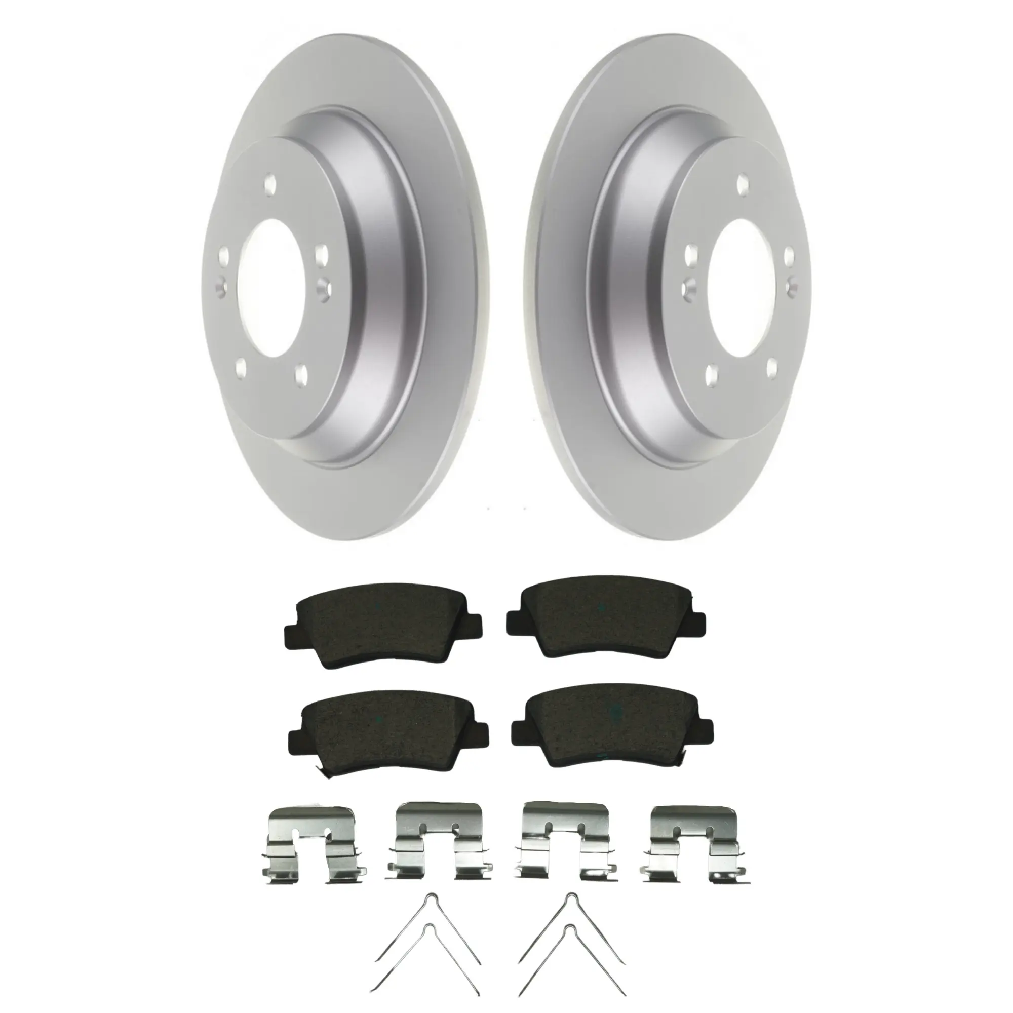 Coated Brake Rotor & Ceramic Pad Kit - image principale du produit