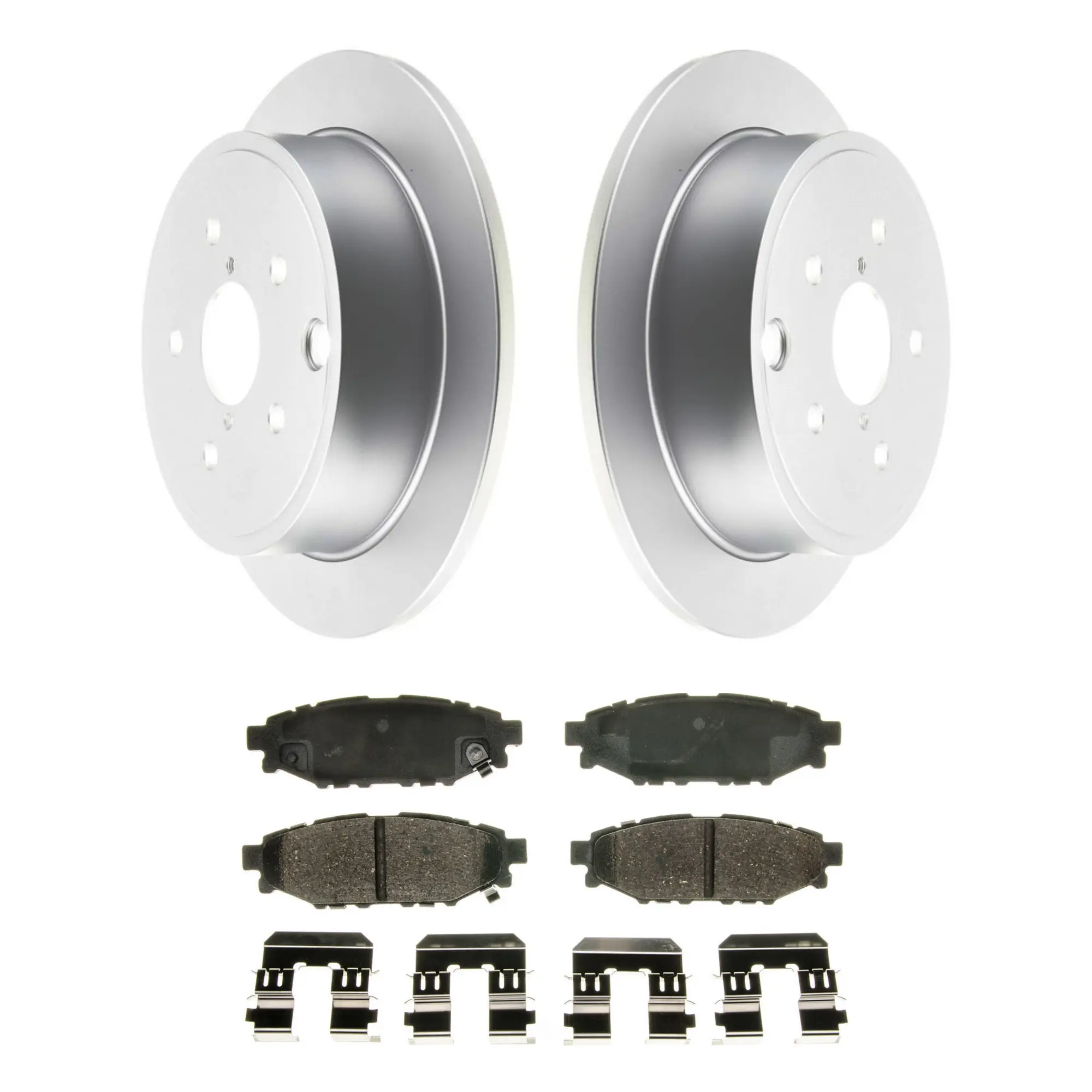 Coated Brake Rotor & Ceramic Pad Kit - image principale du produit