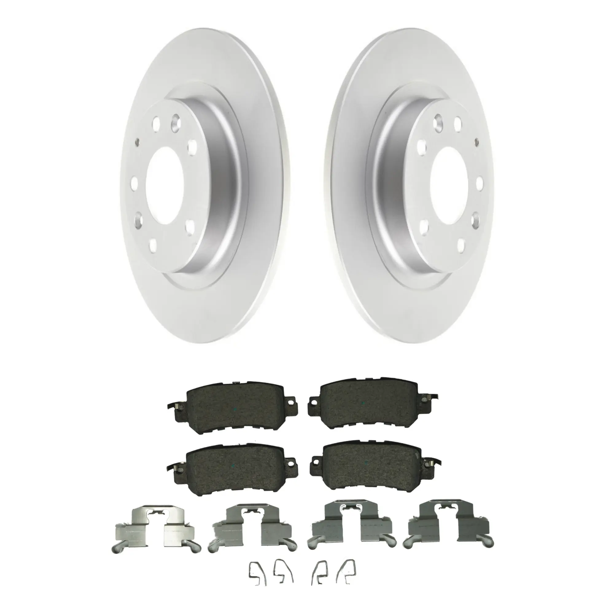 Coated Brake Rotor & Ceramic Pad Kit - image principale du produit