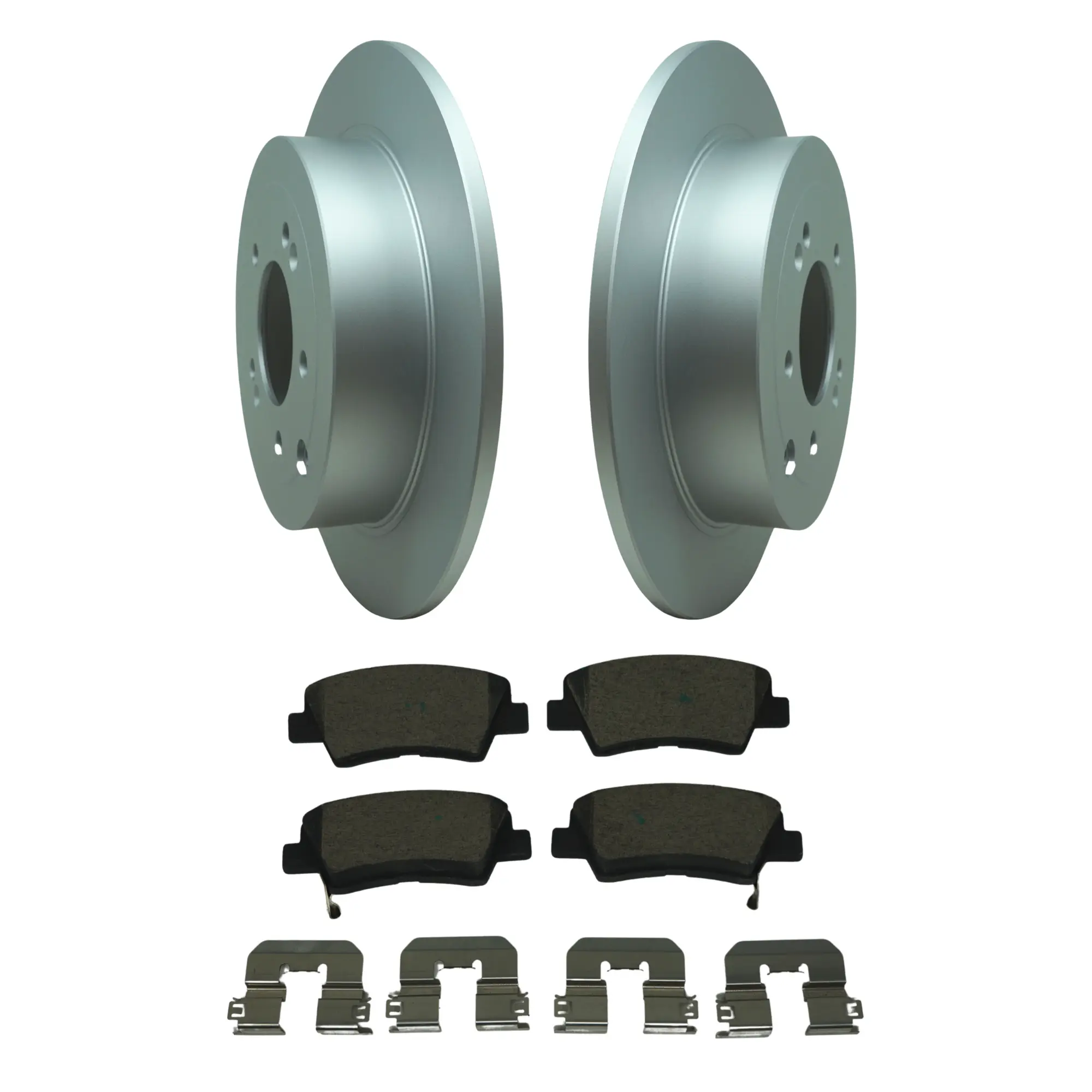 Coated Brake Rotor & Ceramic Pad Kit - image principale du produit