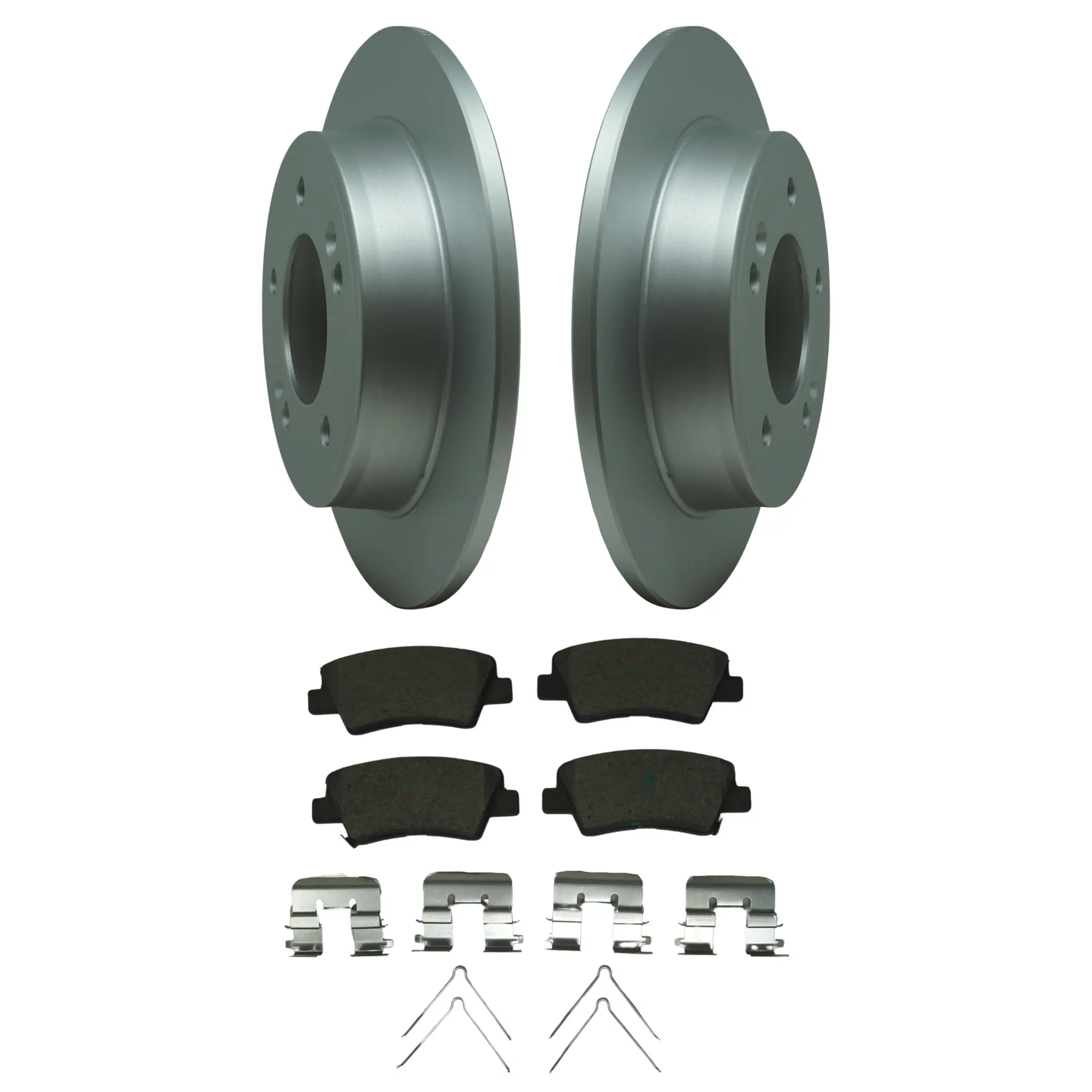 Coated Brake Rotor & Ceramic Pad Kit - image principale du produit