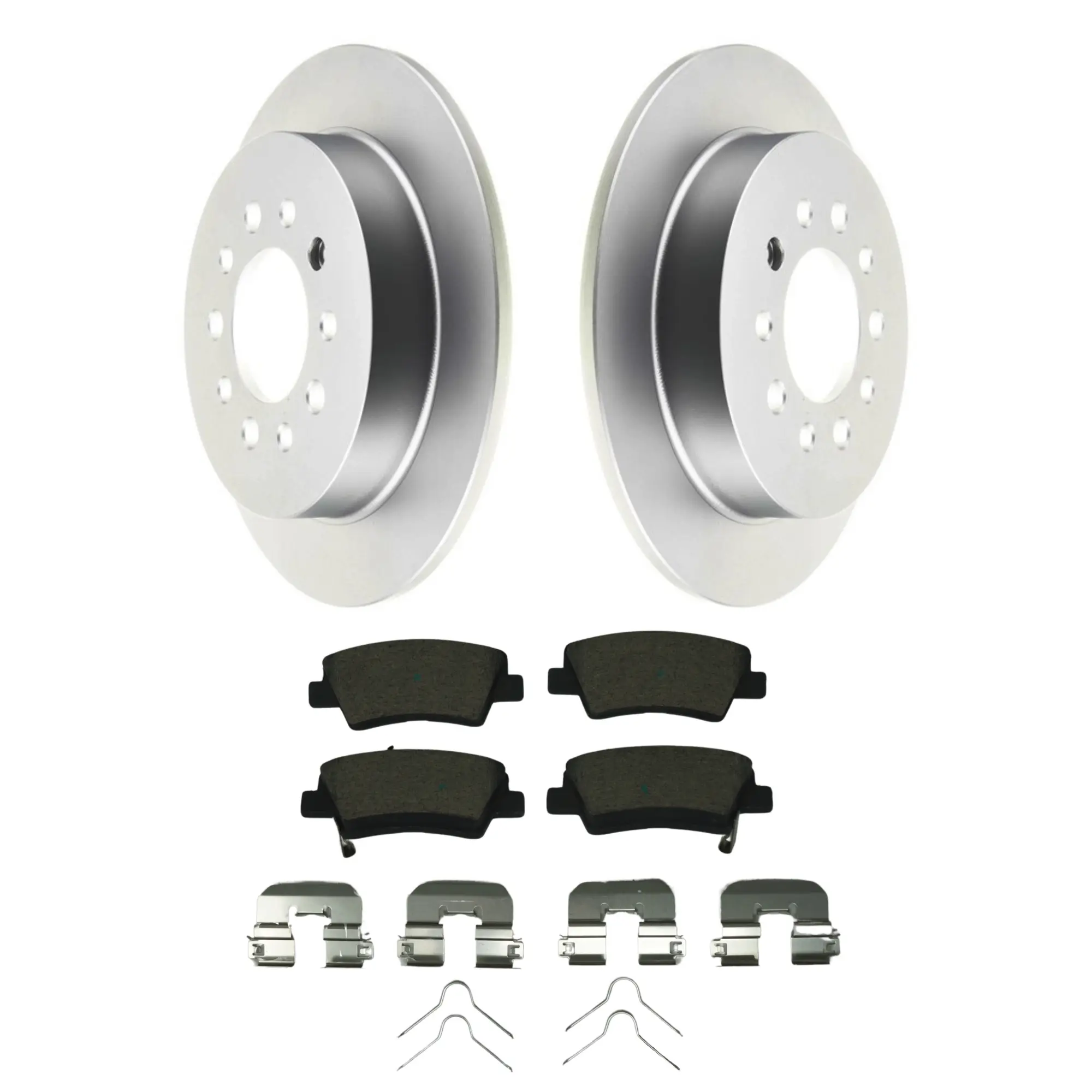 Coated Brake Rotor & Ceramic Pad Kit - image principale du produit