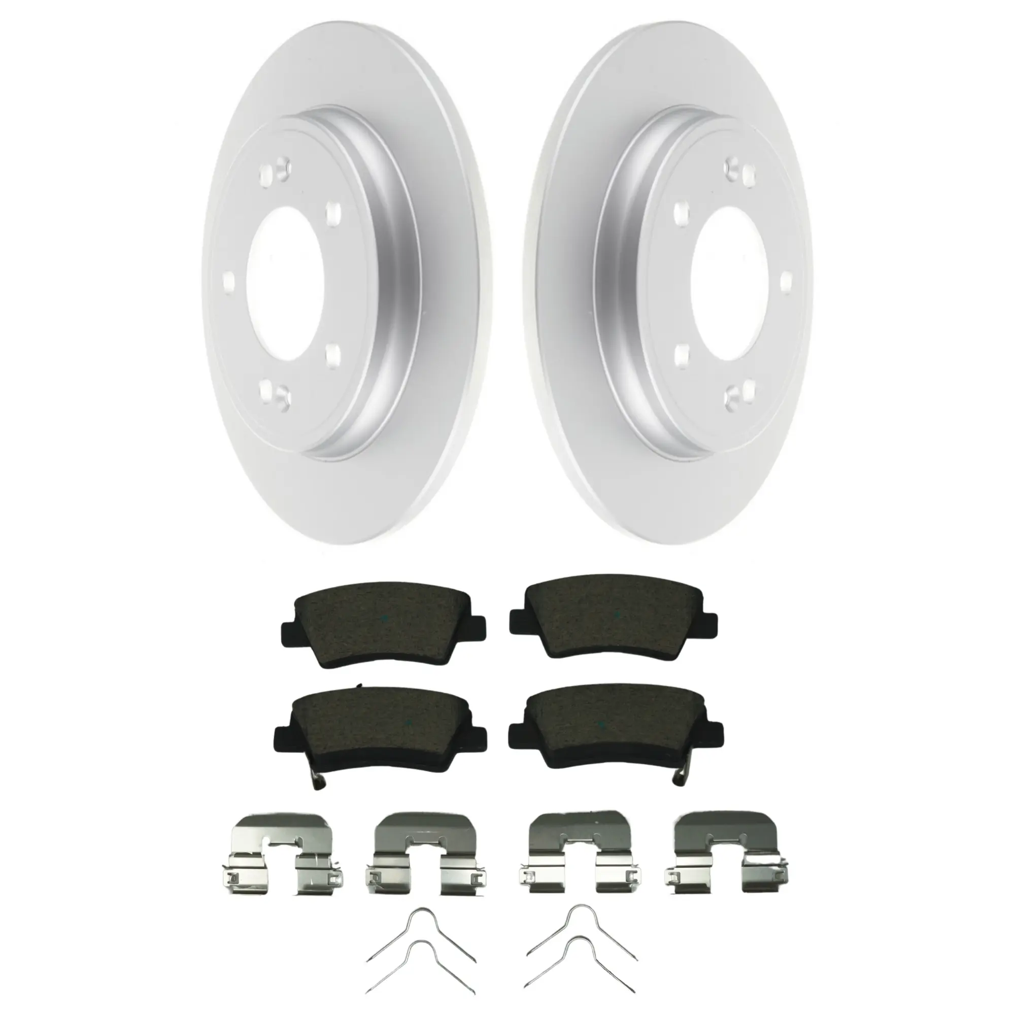 Coated Brake Rotor & Ceramic Pad Kit - image principale du produit