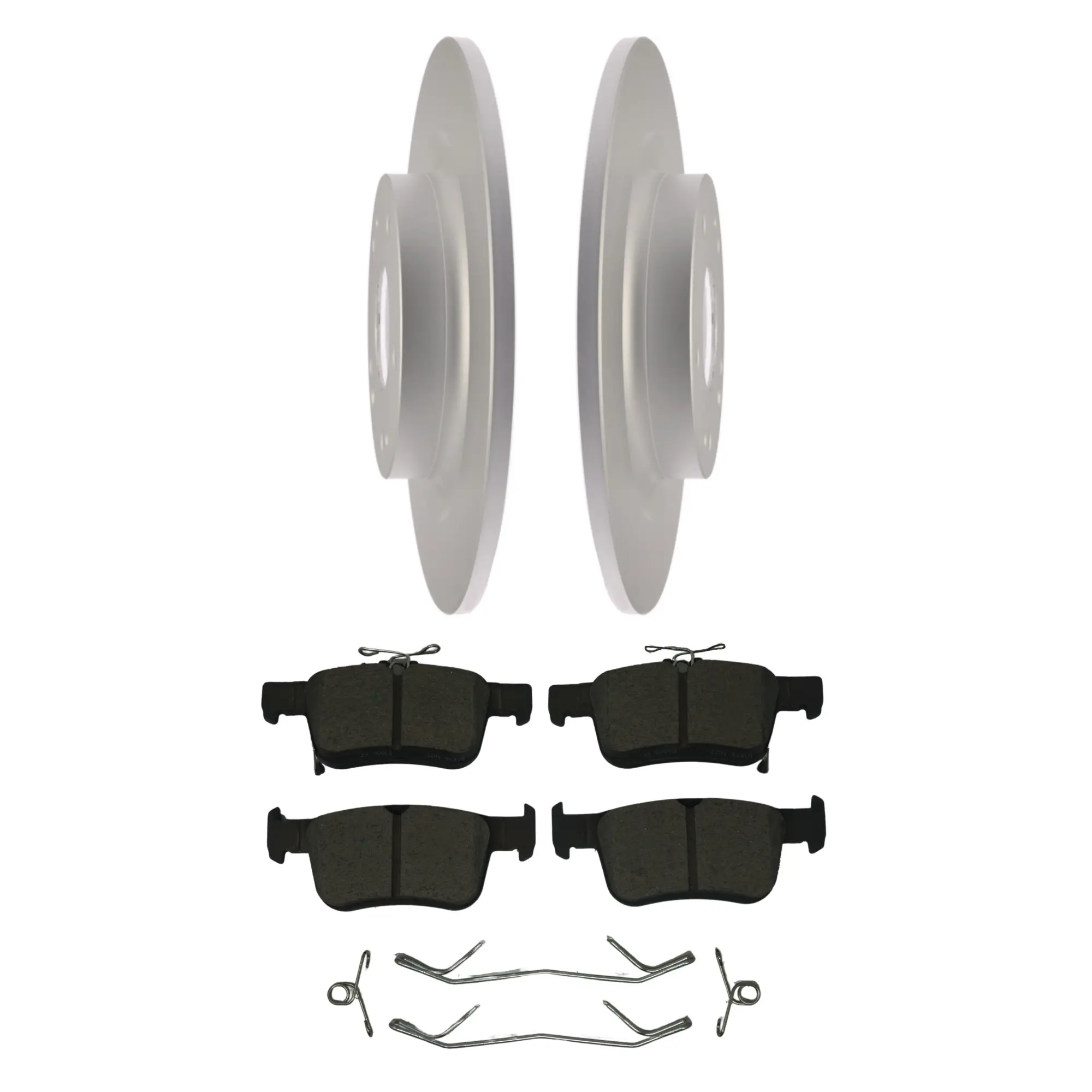 Coated Brake Rotor & Ceramic Pad Kit - main product image