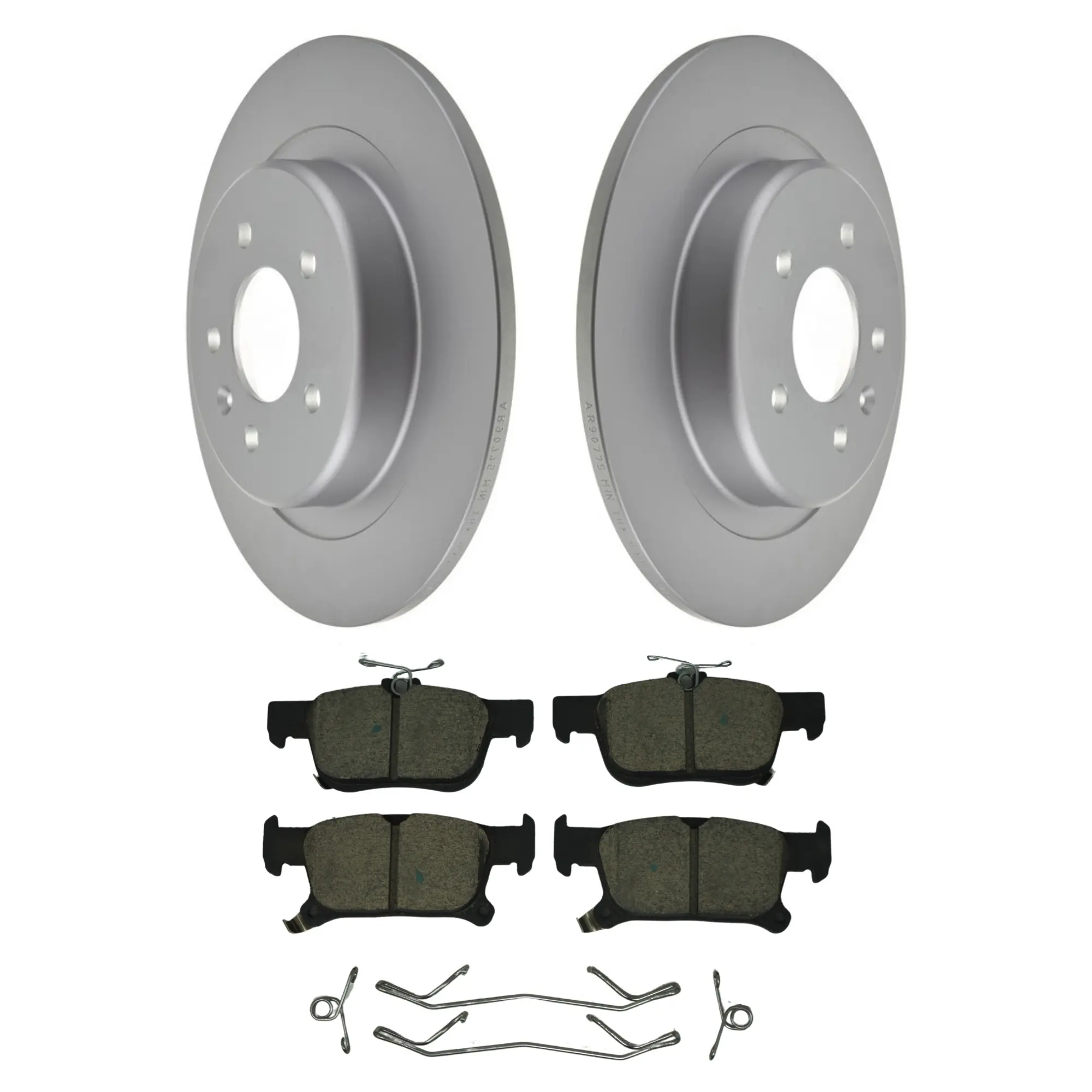 Coated Brake Rotor & Ceramic Pad Kit - image principale du produit