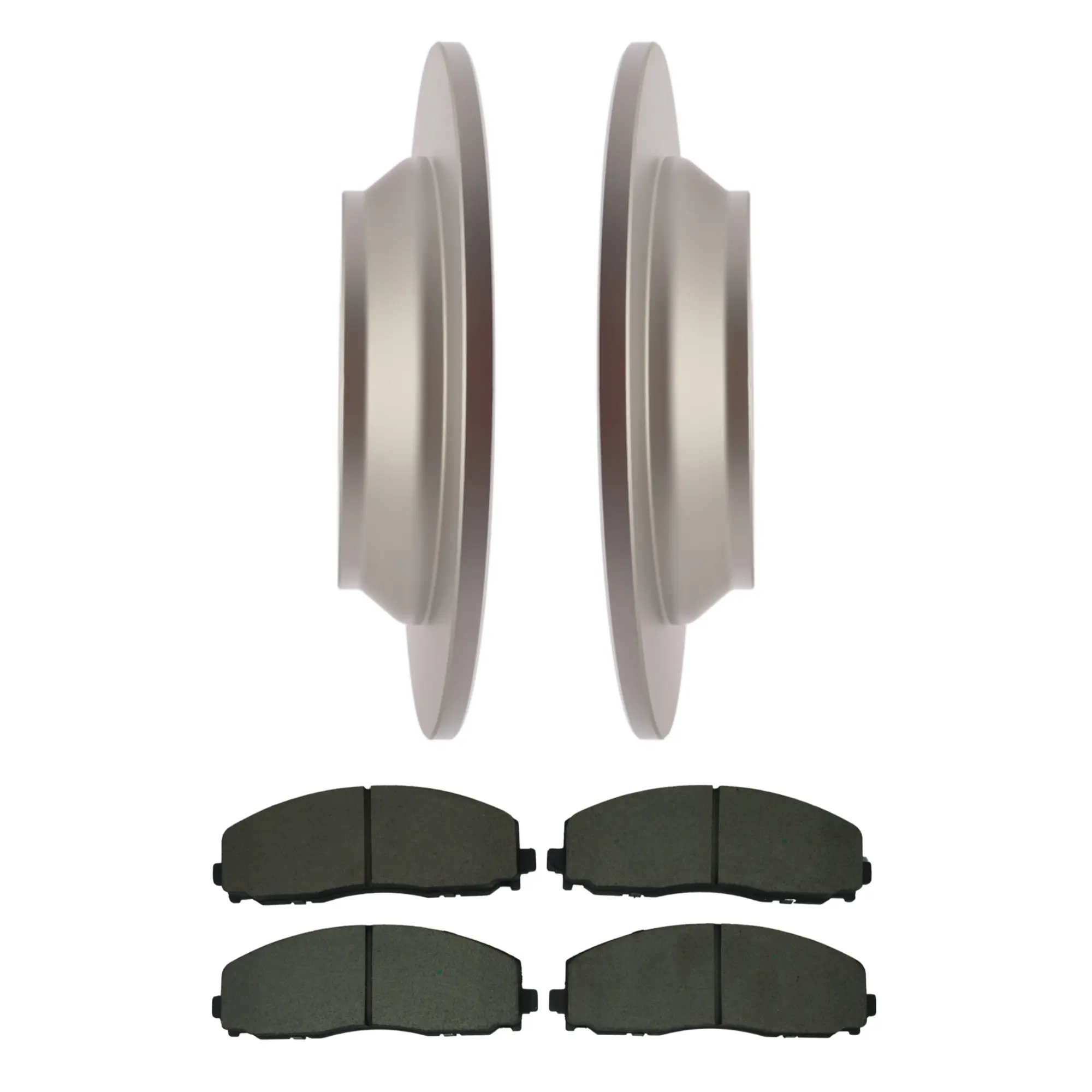 Coated Brake Rotor & Ceramic Pad Kit - image principale du produit