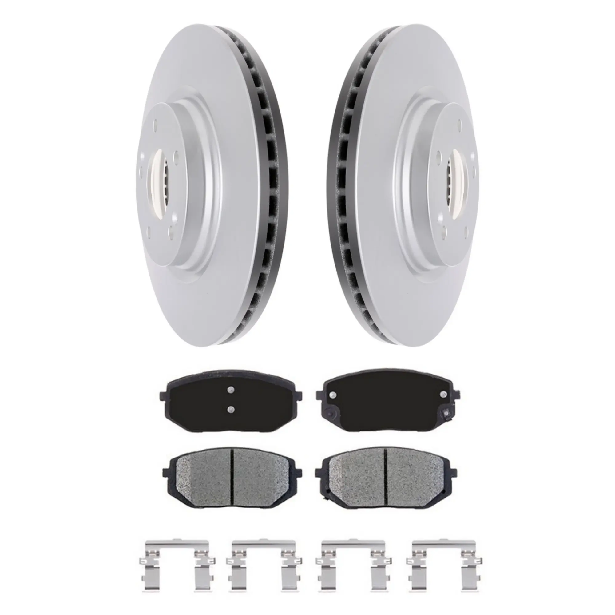Coated Brake Rotor & Ceramic Pad Kit - image principale du produit